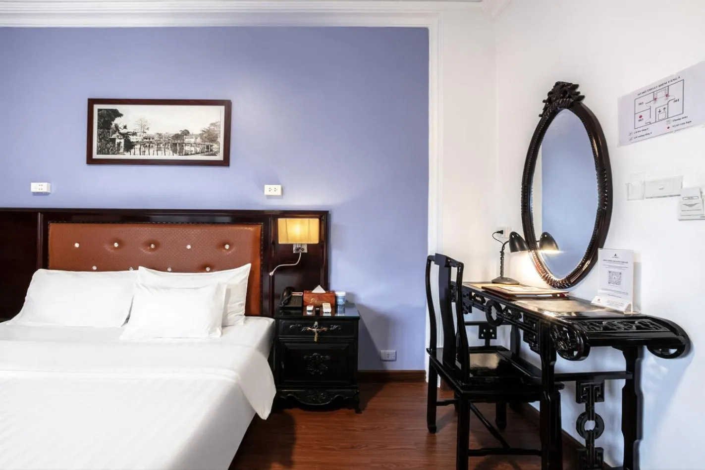 Bed in A25 Hotel - 96 Hai Bà Trưng