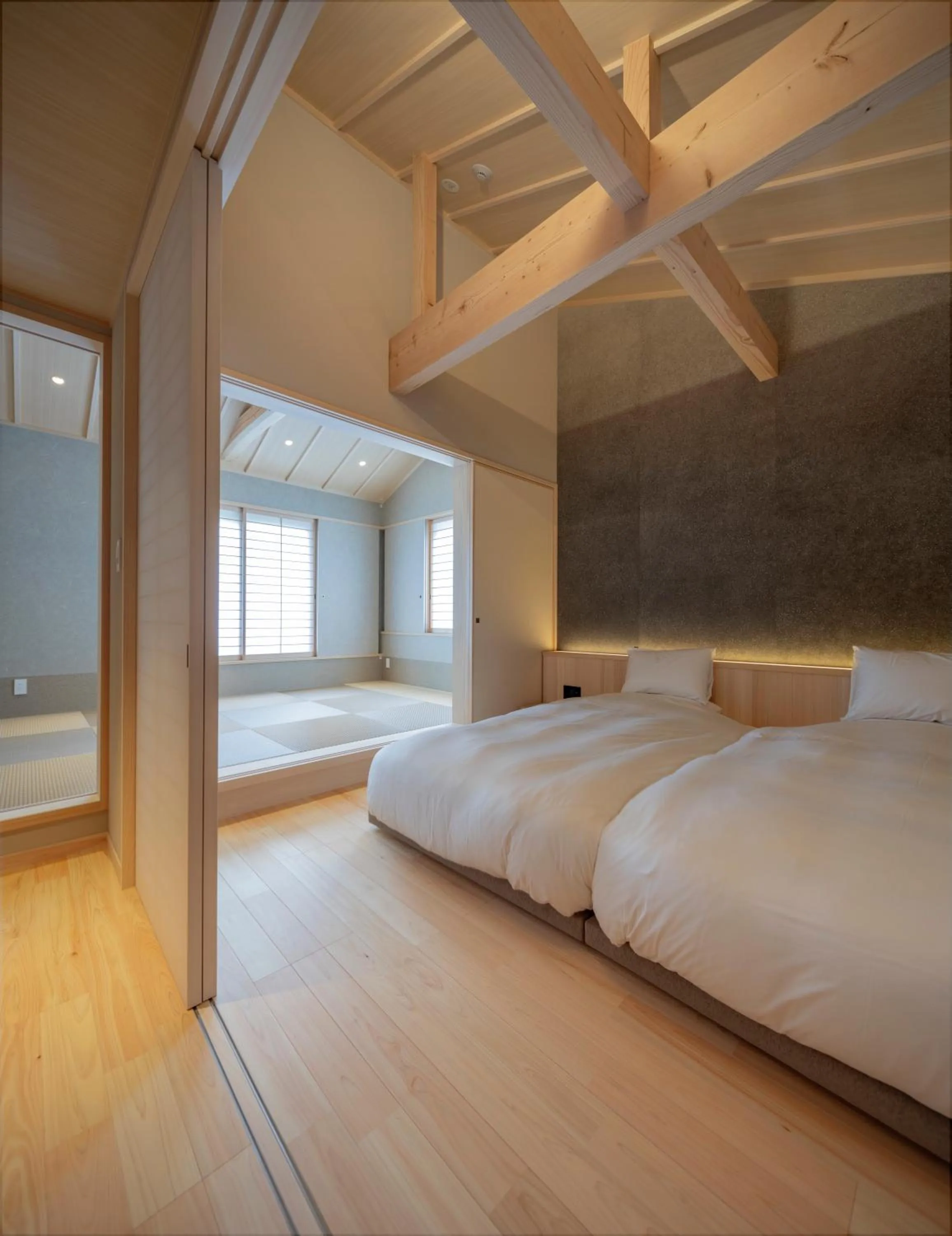 Bedroom, Bed in Campton Kiyomizu Vacation Rental