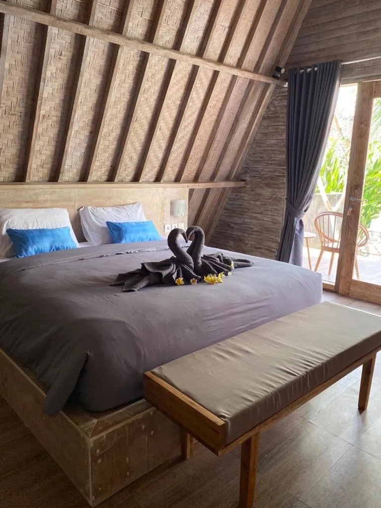 Bedroom, Bed in Kuri Garden Cottage