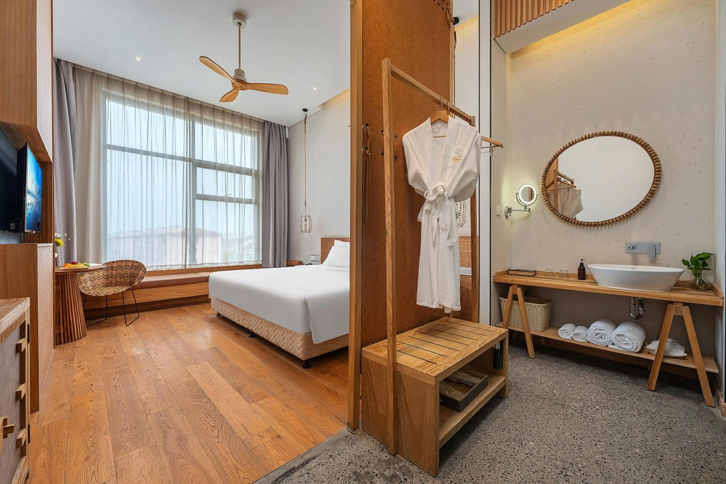 Bed in Manli Hotel Shanghai Pudong Airport Branch -Provide free shuttle buses to Pudong Airport and Disneyland