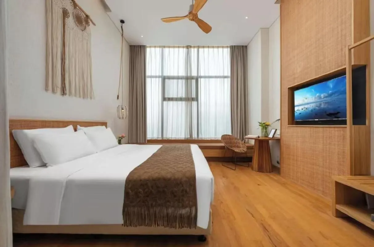 Bed in Manli Hotel Shanghai Pudong Airport Branch -Provide free shuttle buses to Pudong Airport and Disneyland