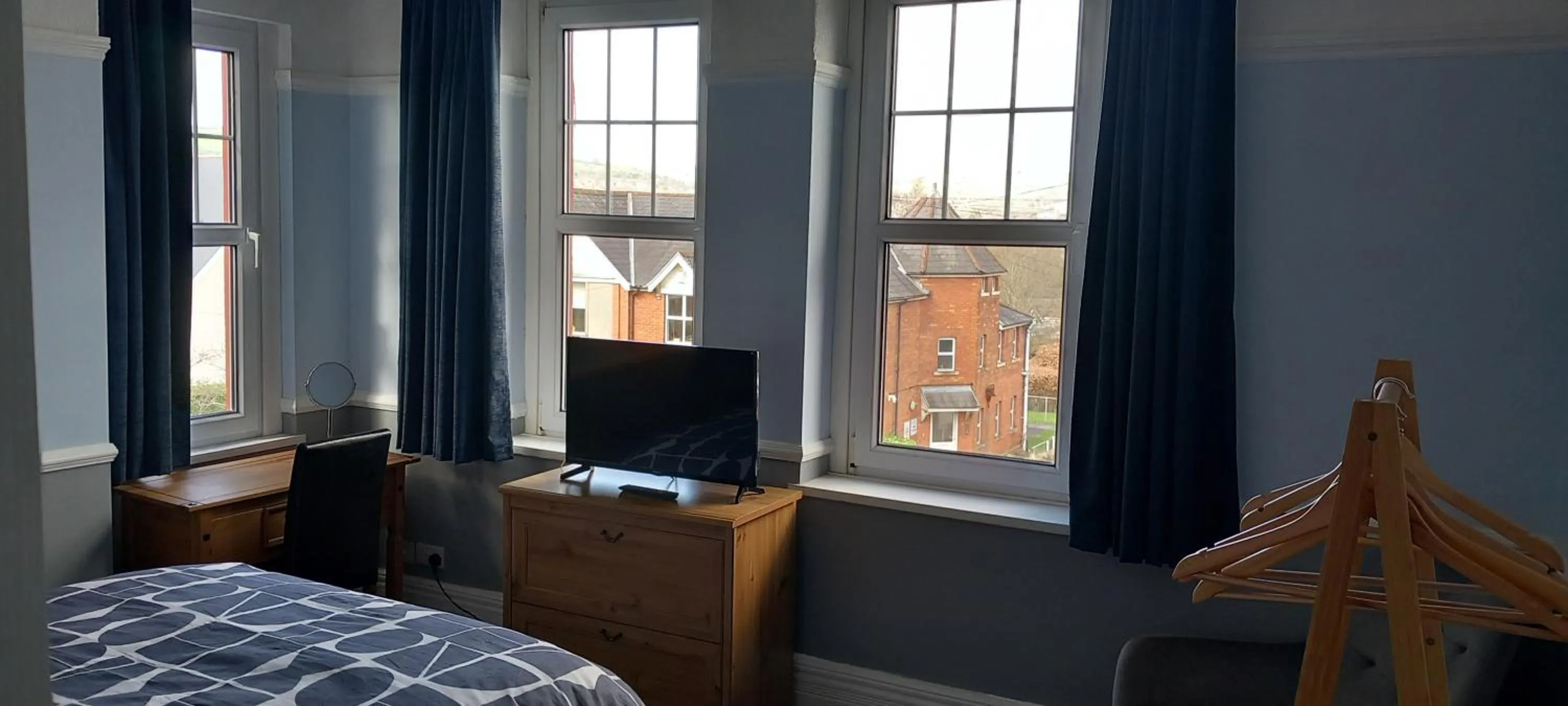 Bed in Ty Castell Guest House