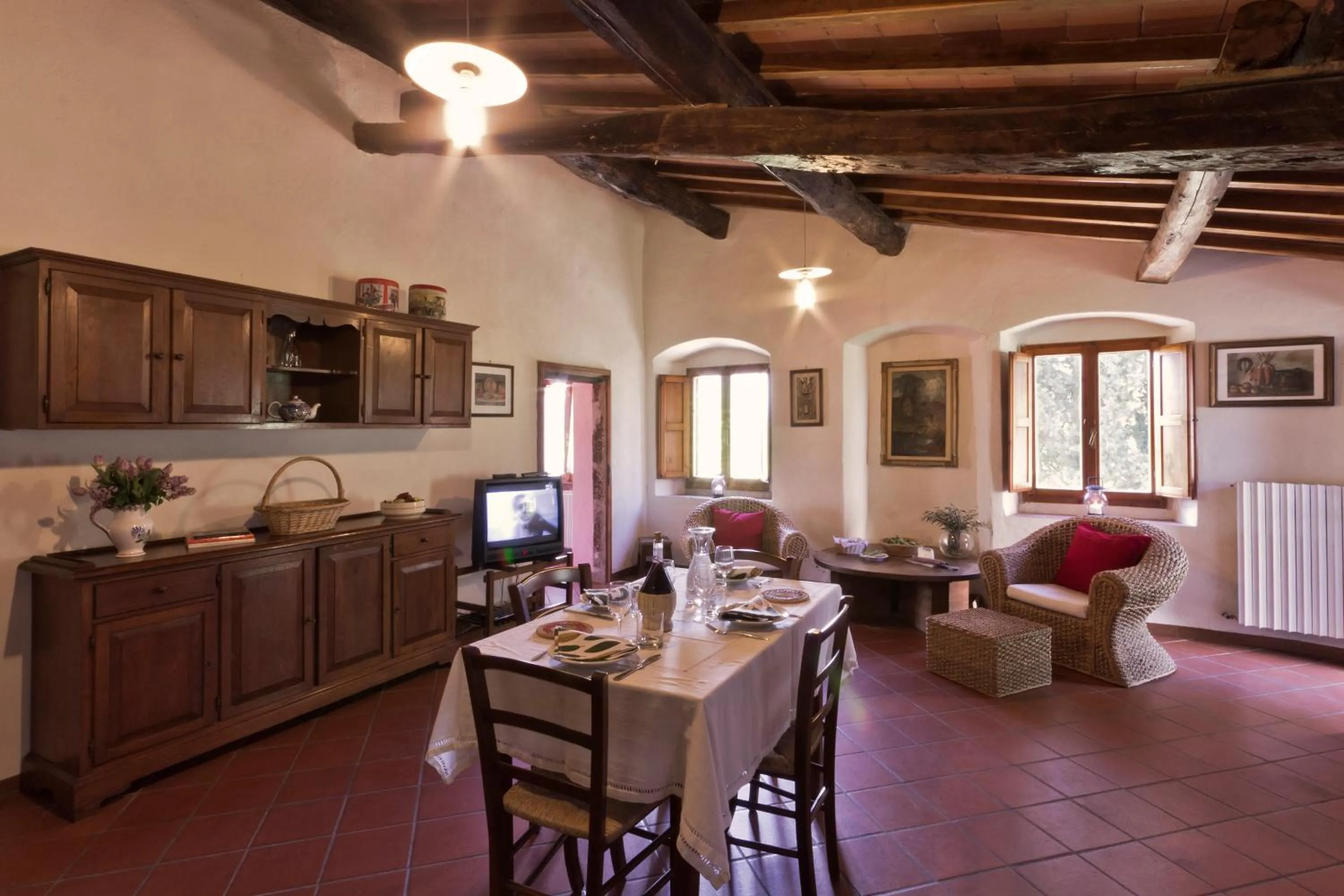 Living room in Castello di Pratelli