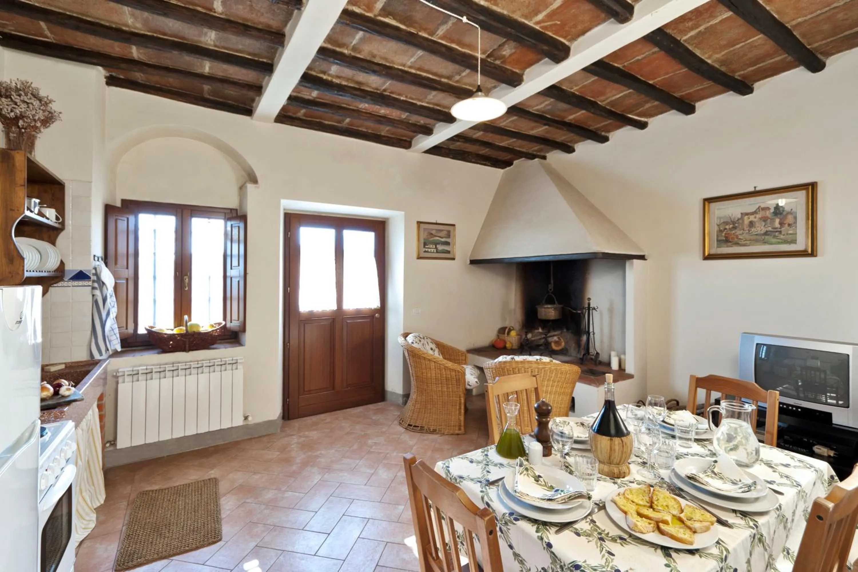 Living room in Castello di Pratelli