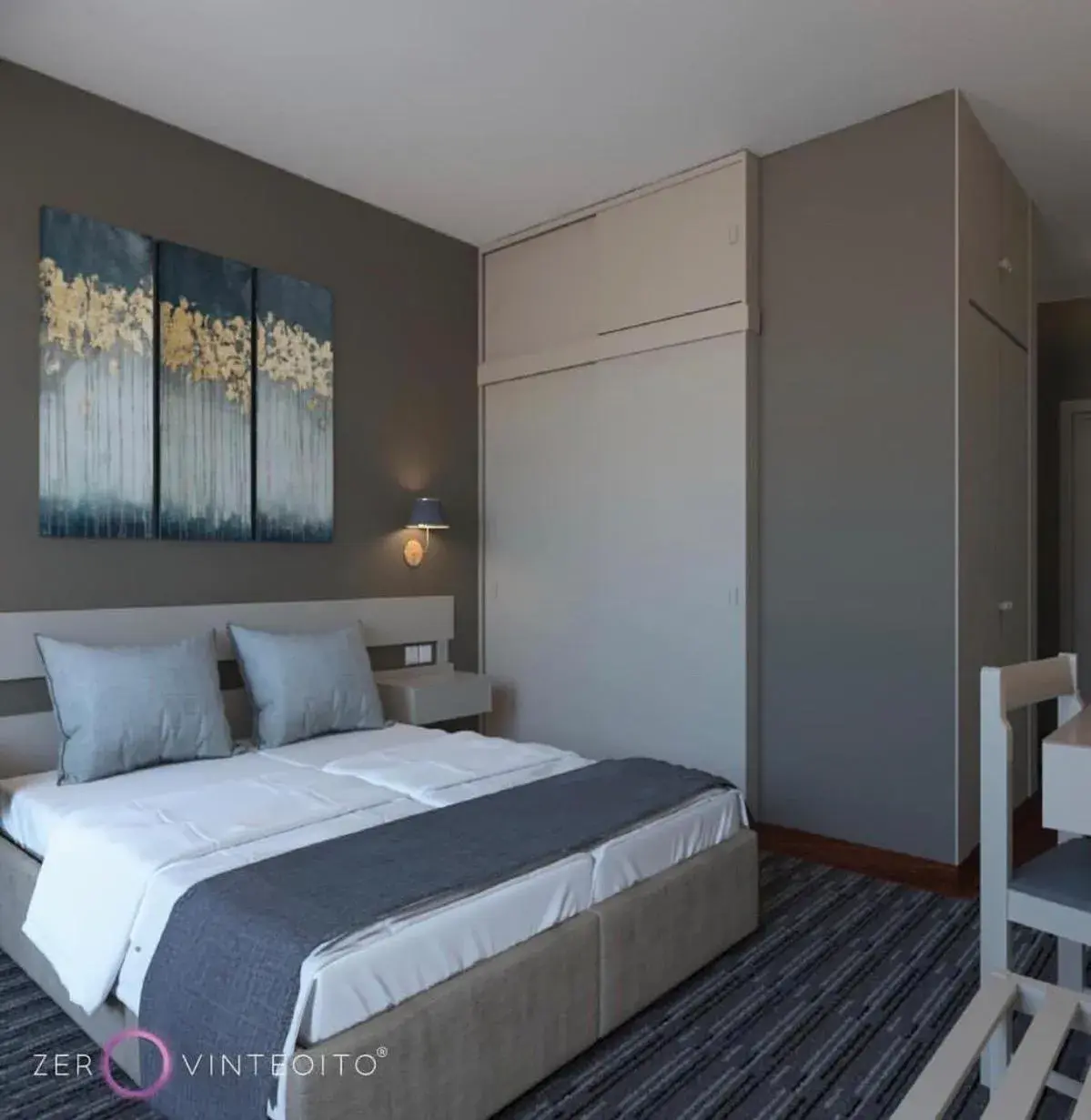 Bed in Aparthotel Imperatriz Bed in Aparthotel Imperatriz