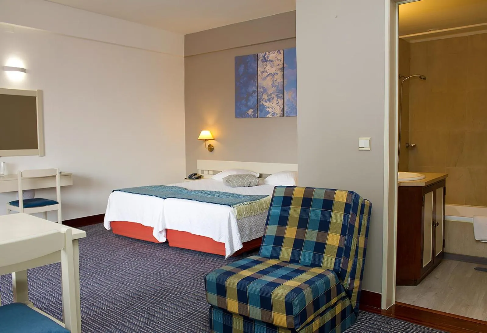 Bed in Aparthotel Imperatriz