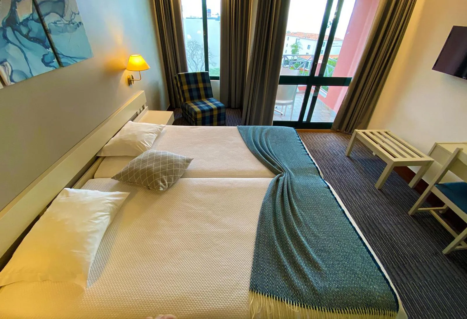 Bed in Aparthotel Imperatriz