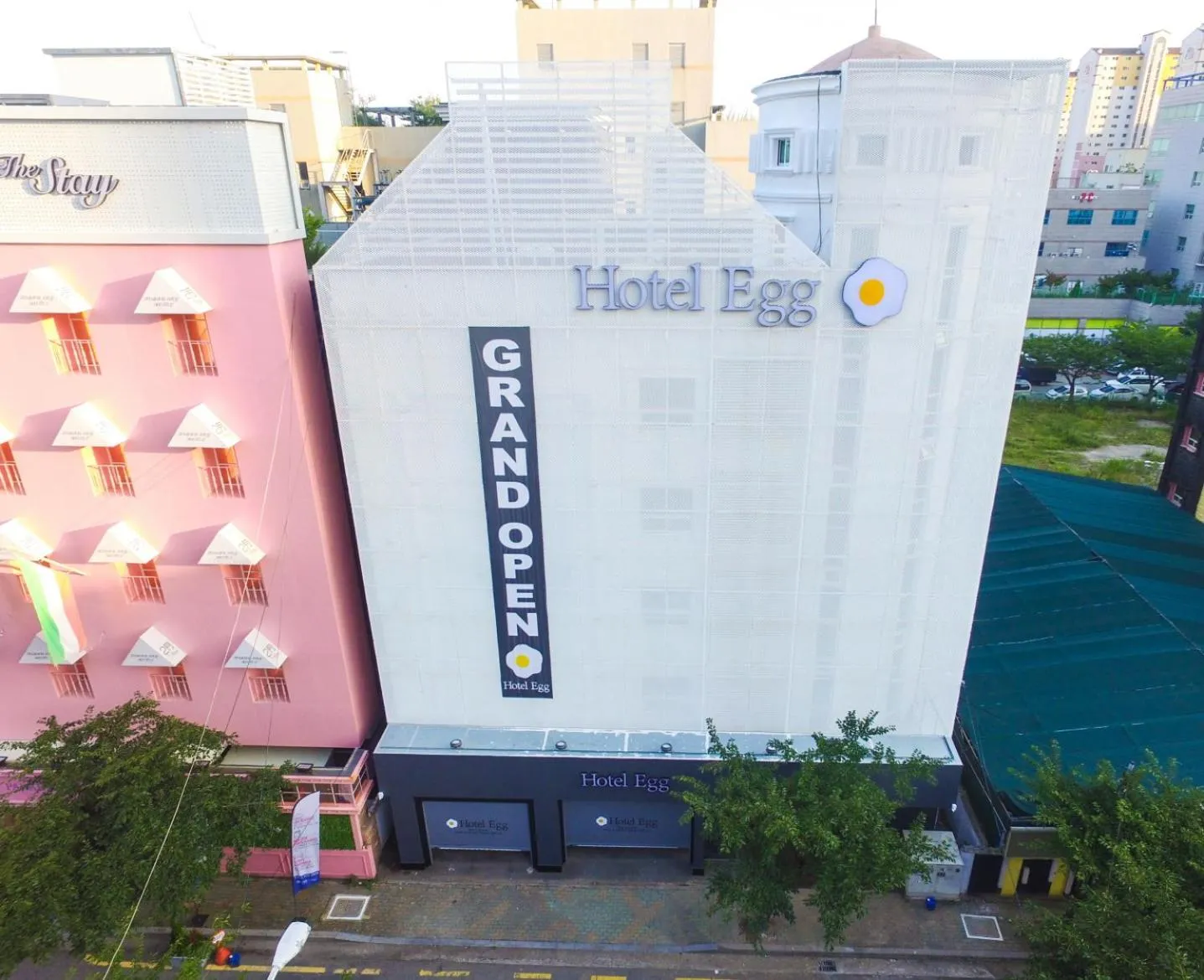 Property building in Hotel Egg