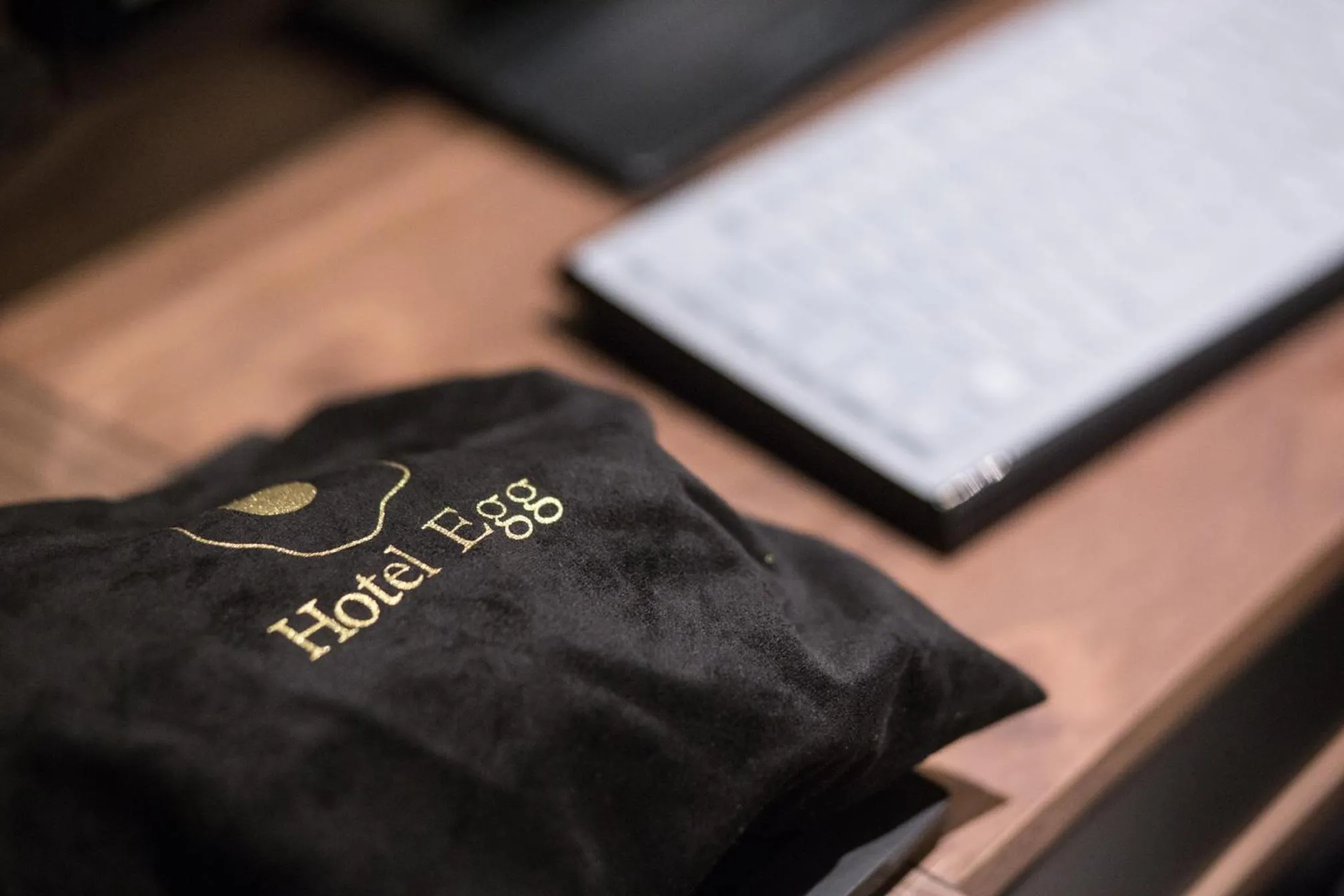 Property logo or sign in Hotel Egg