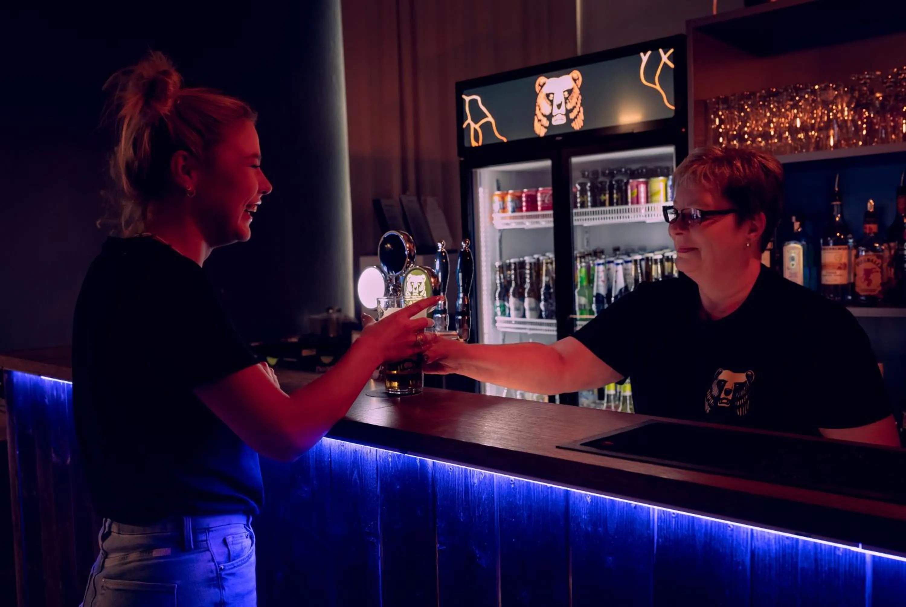 Lounge or bar in Hotel Metsähirvas