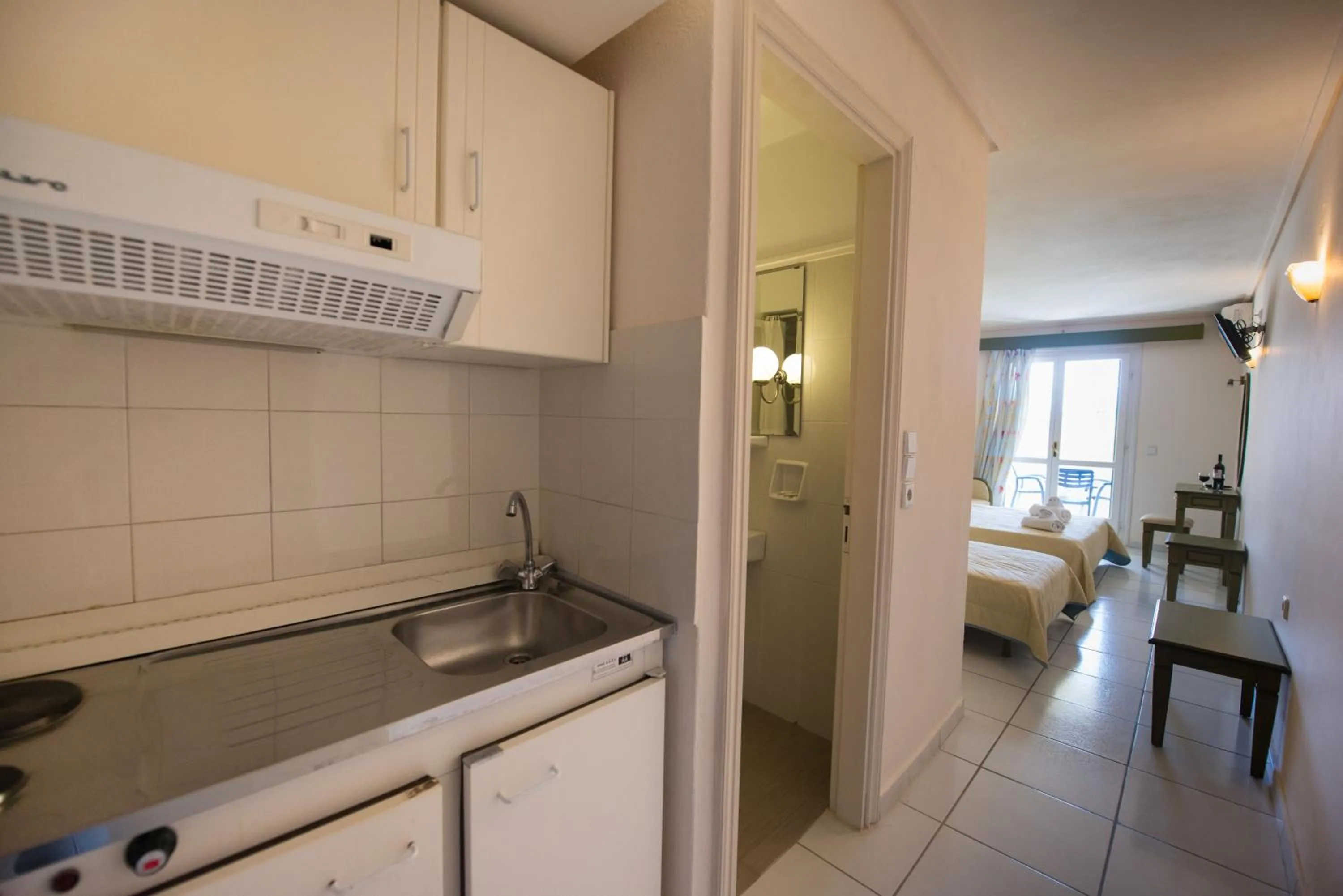 Kitchen or kitchenette in Hotel Niras