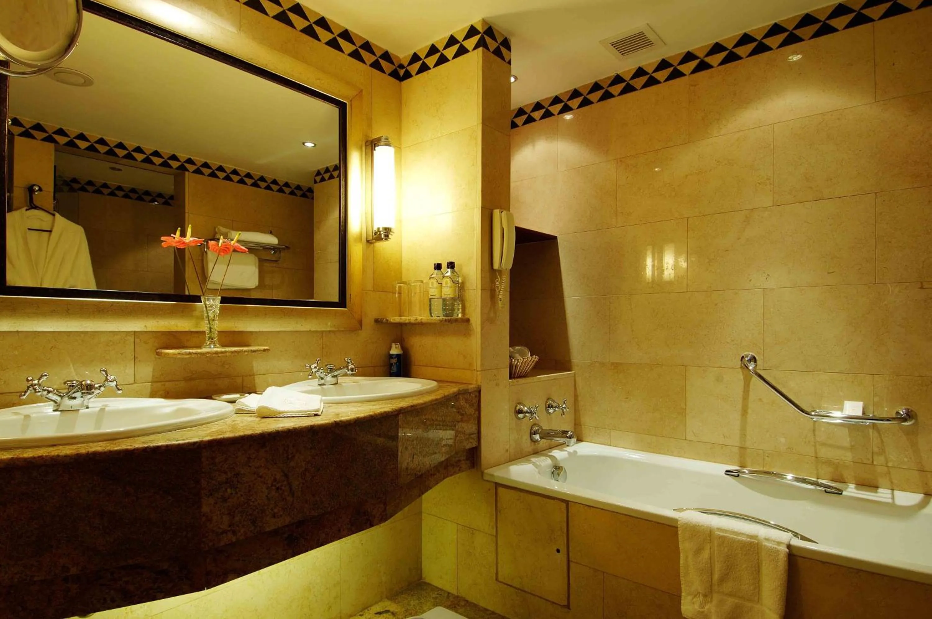 Bathroom in Nairobi Serena Hotel