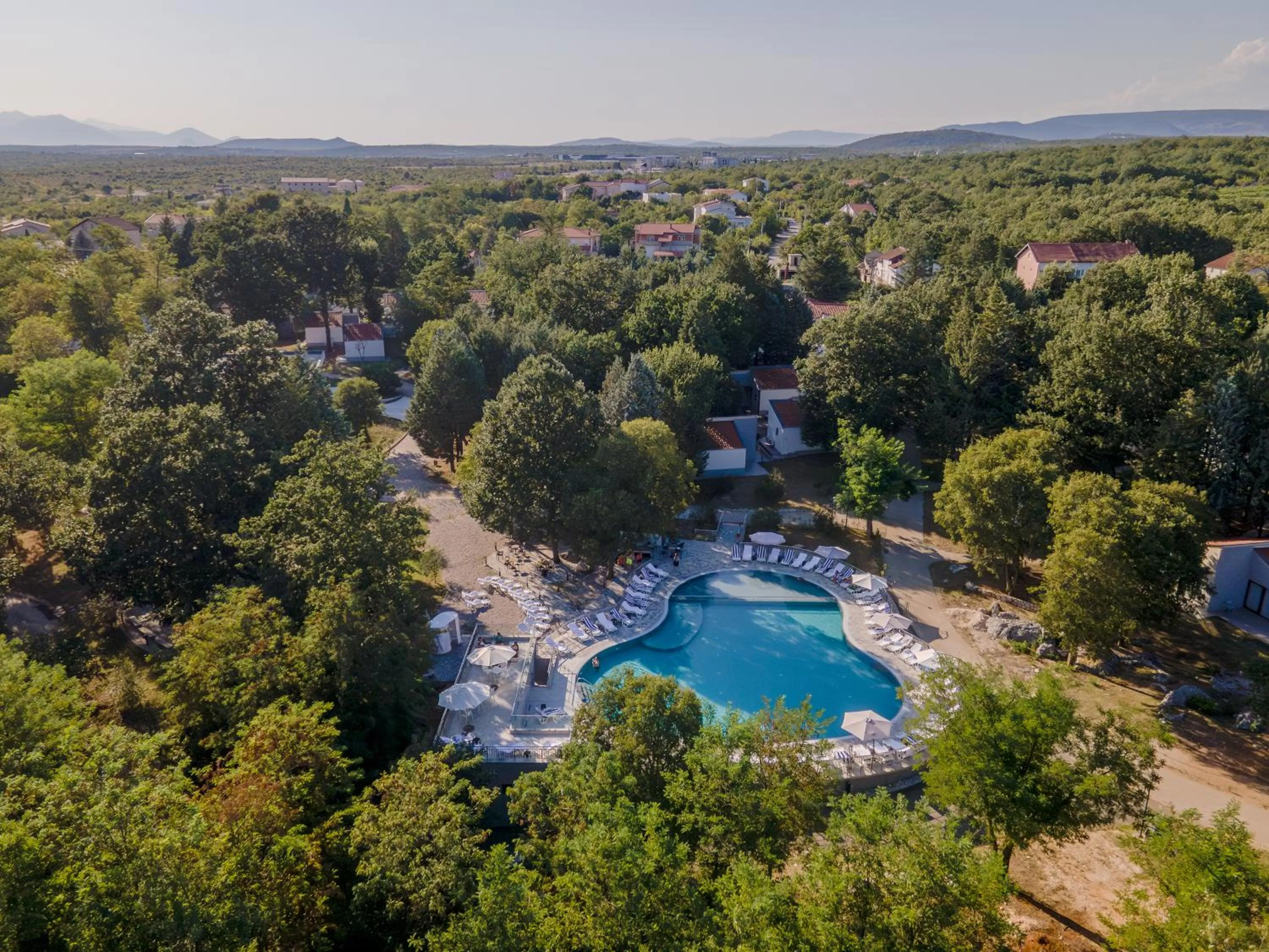 Pool view in FoRest Međugorje