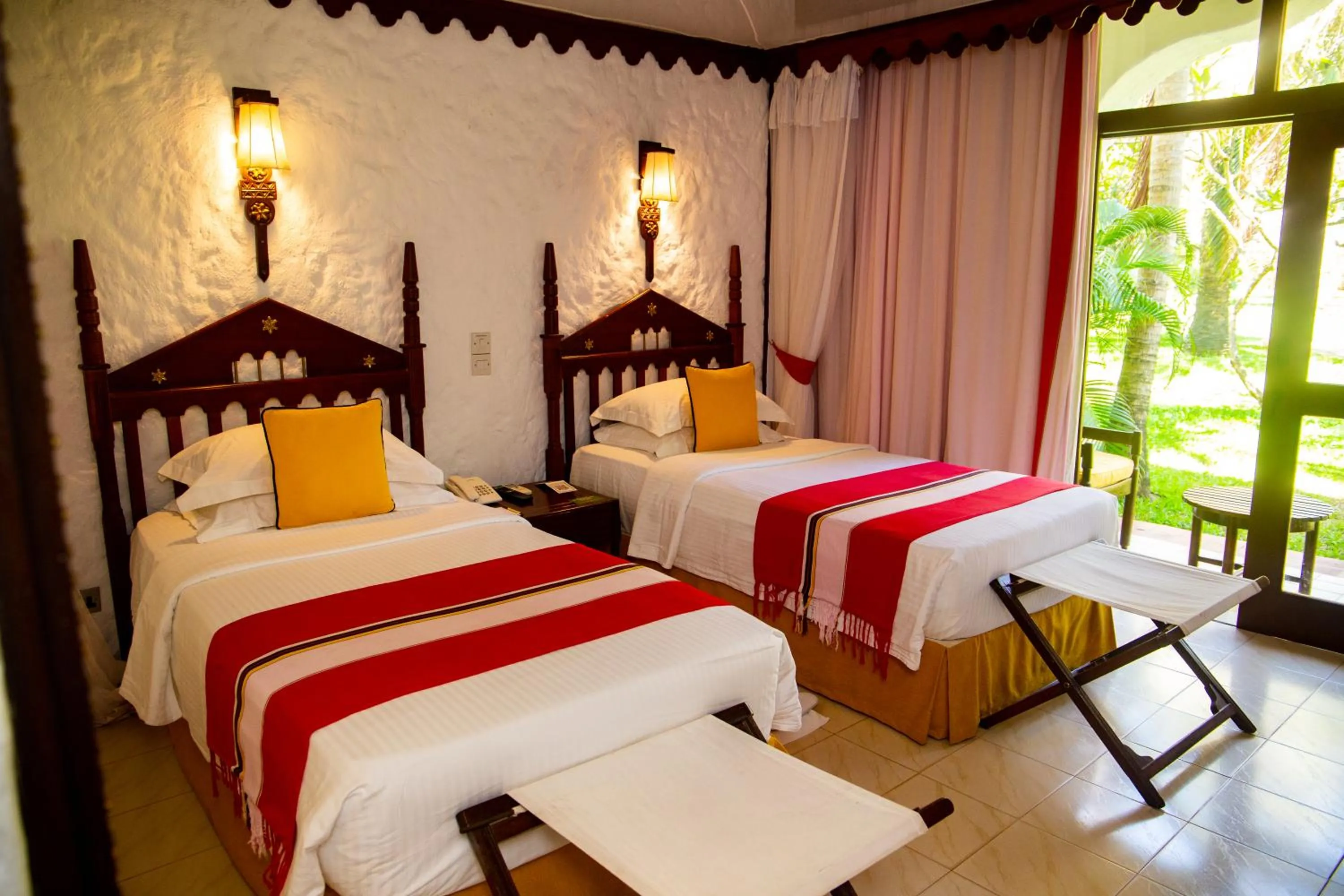 View (from property/room), Bed in Serena Beach Resort & Spa