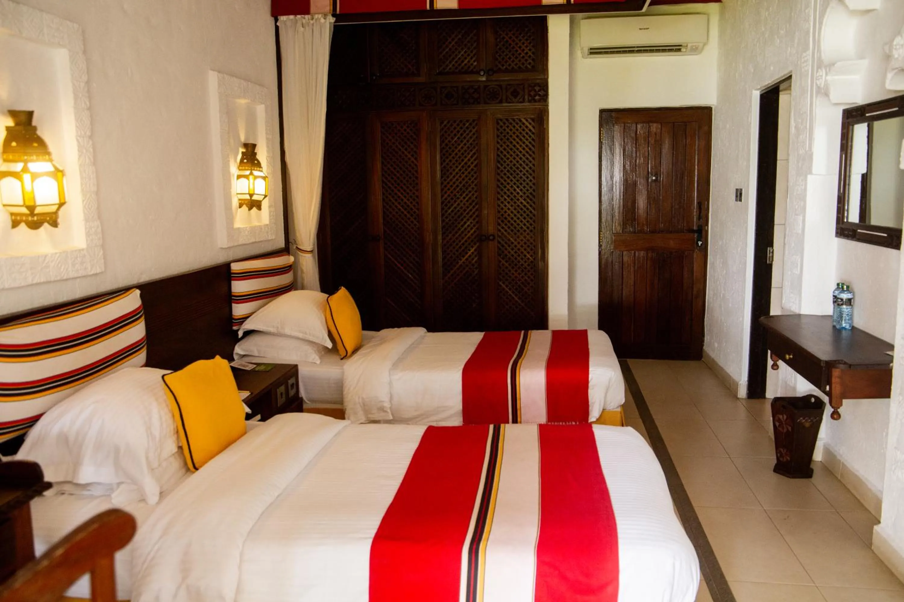 Bed in Serena Beach Resort & Spa