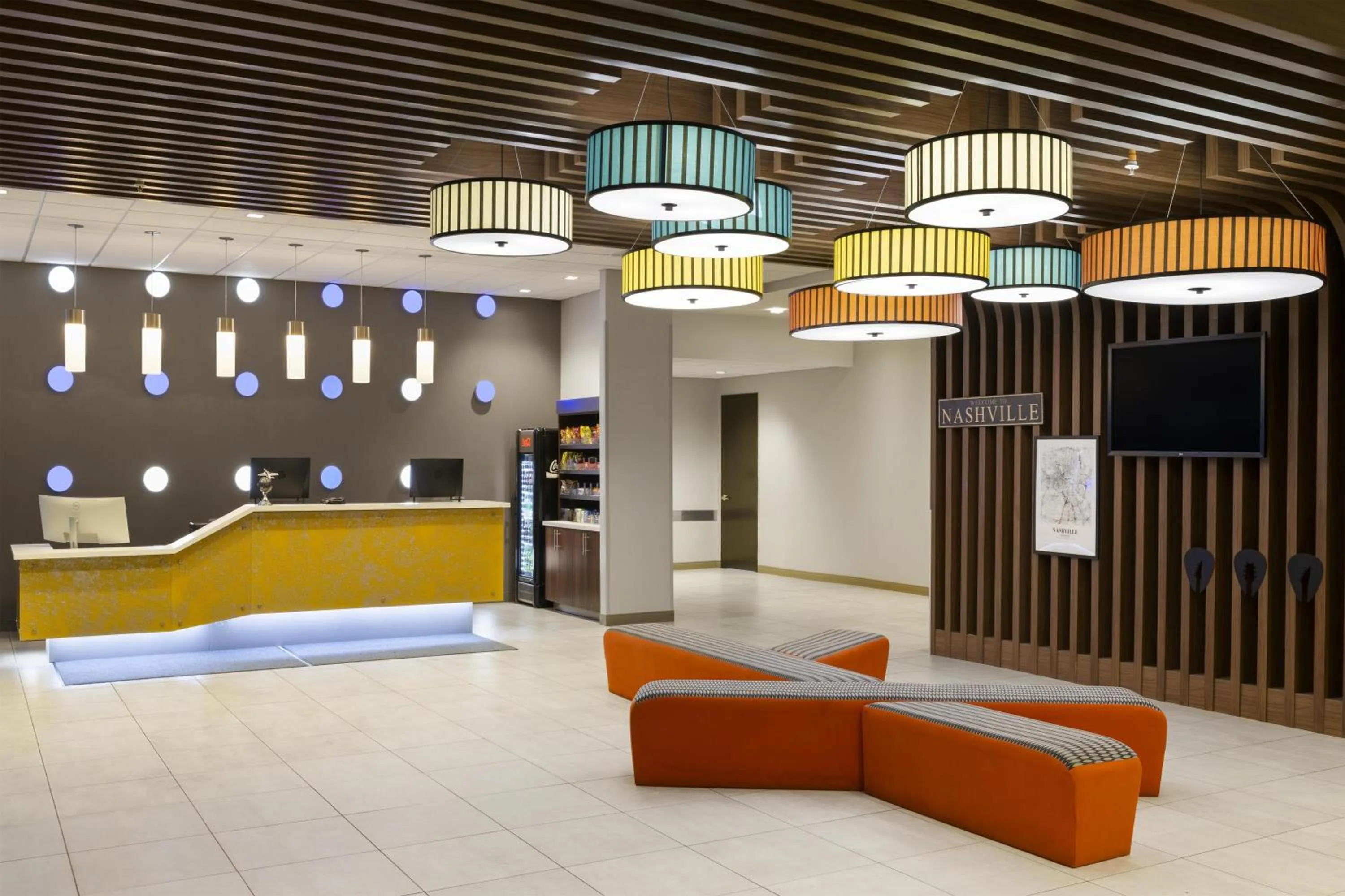 Lobby or reception in GLo Best Western Nashville Airport