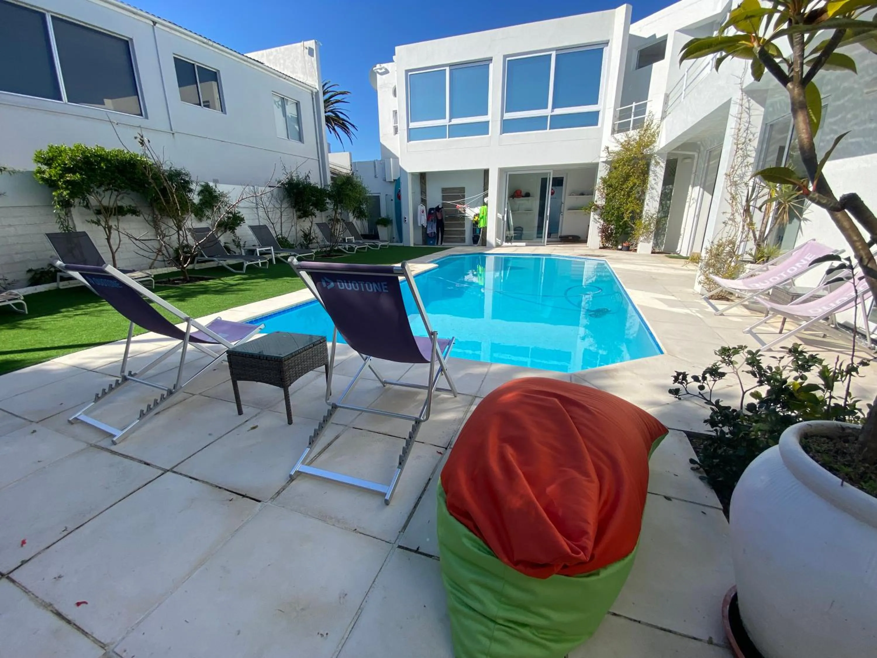 Pool view in Peach on Beach Boutique Guesthouse