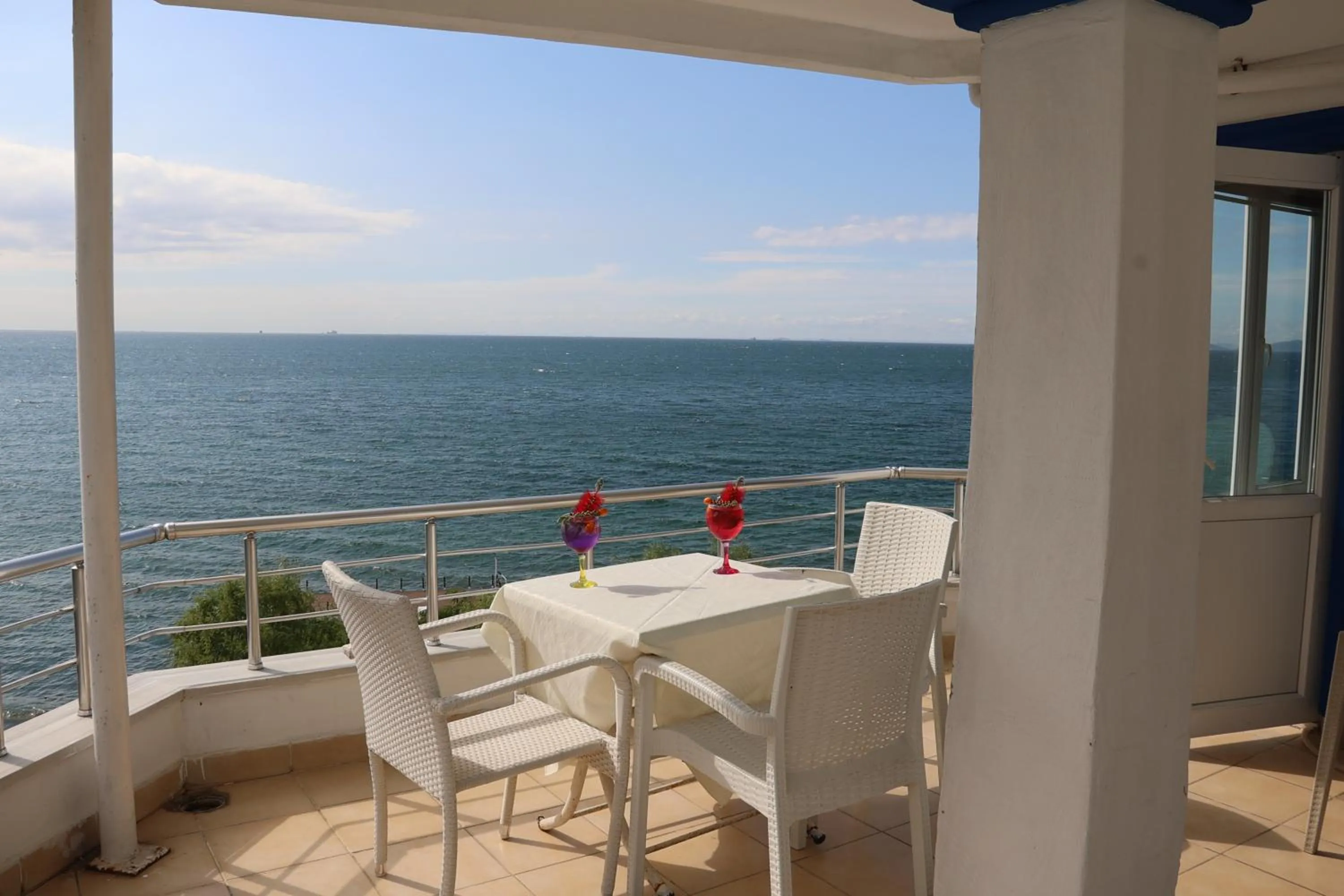 Patio in Grand Koru Hotel Beach