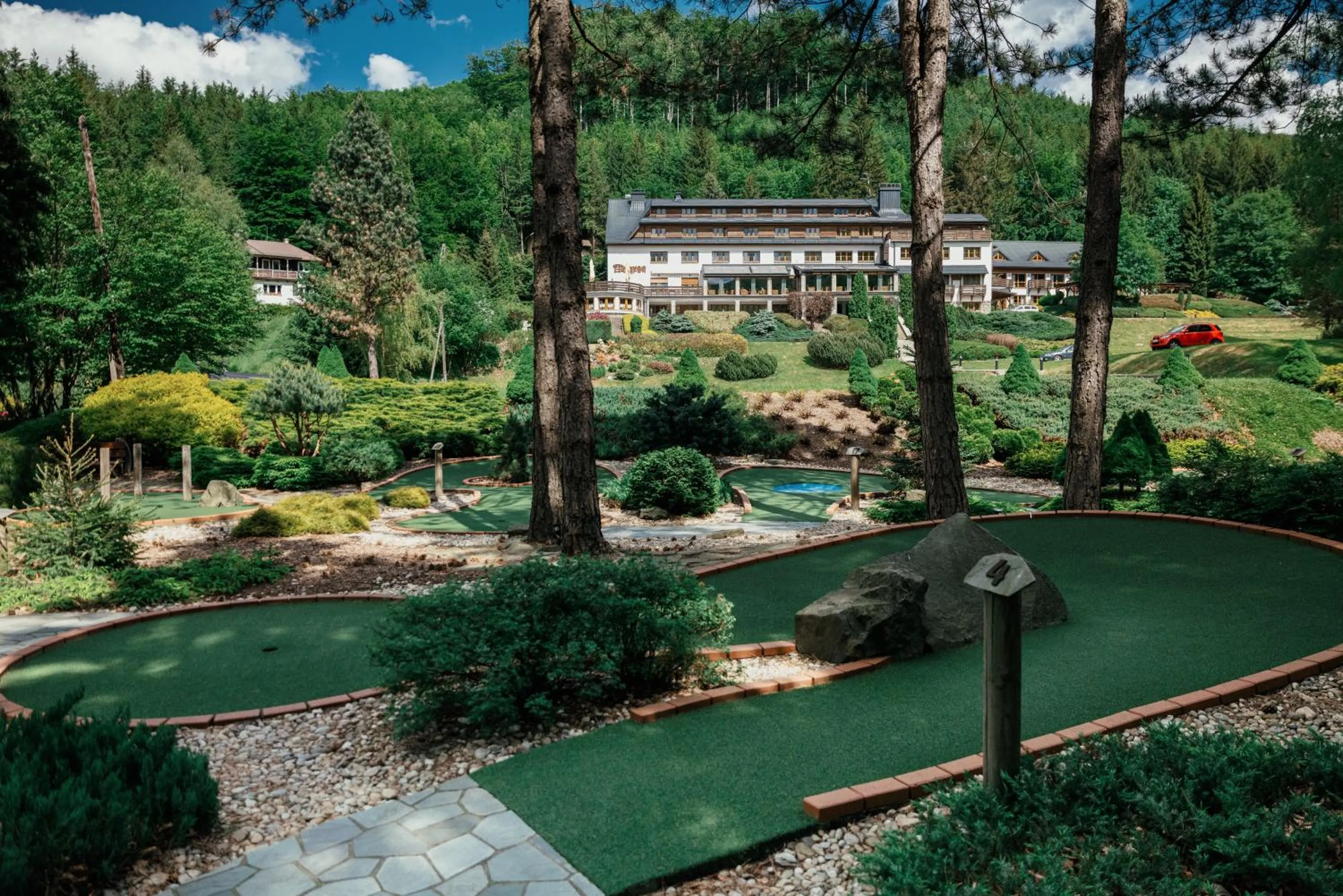 Natural landscape in Hotel Troyer