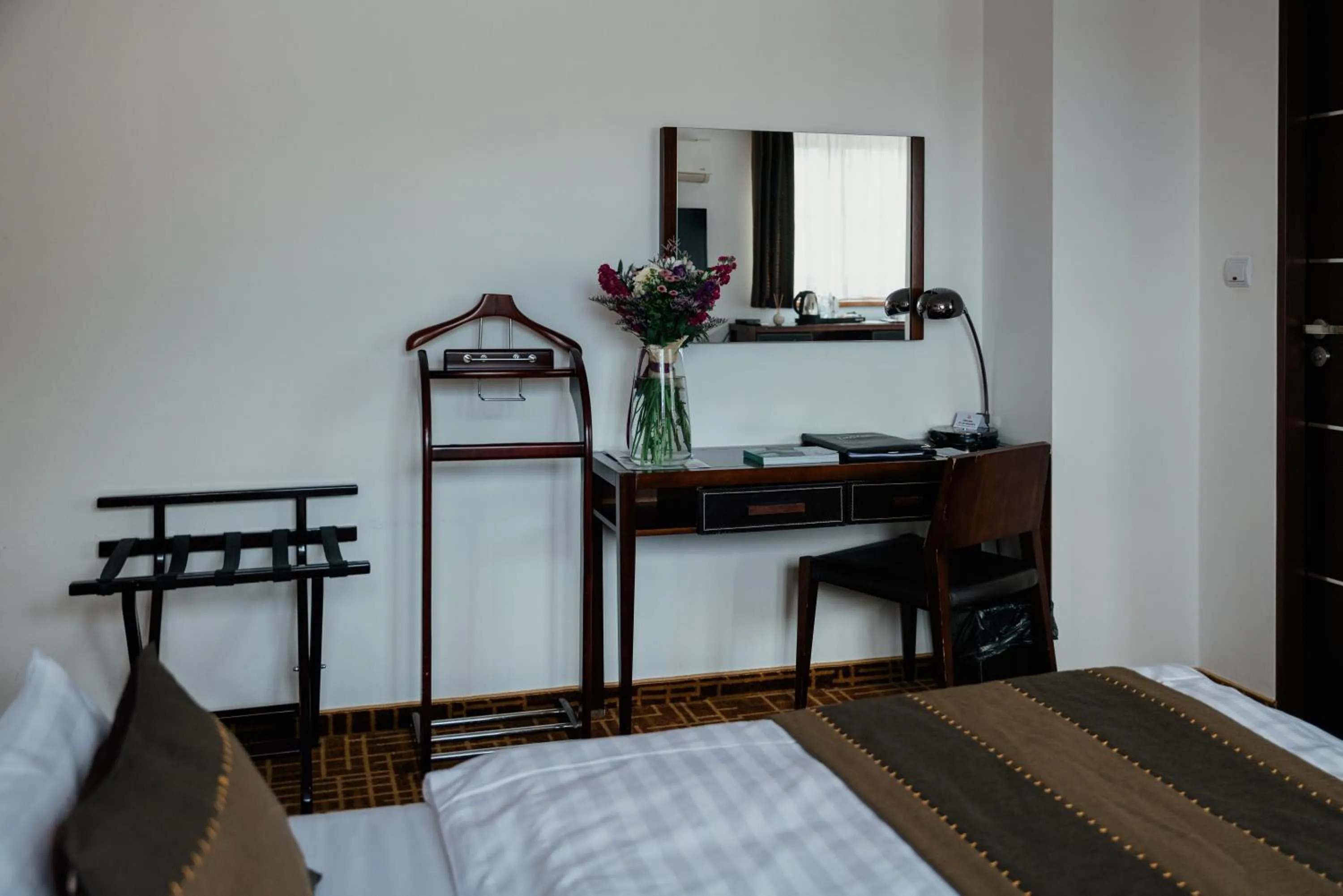 Bedroom, Bed in Hotel Troyer