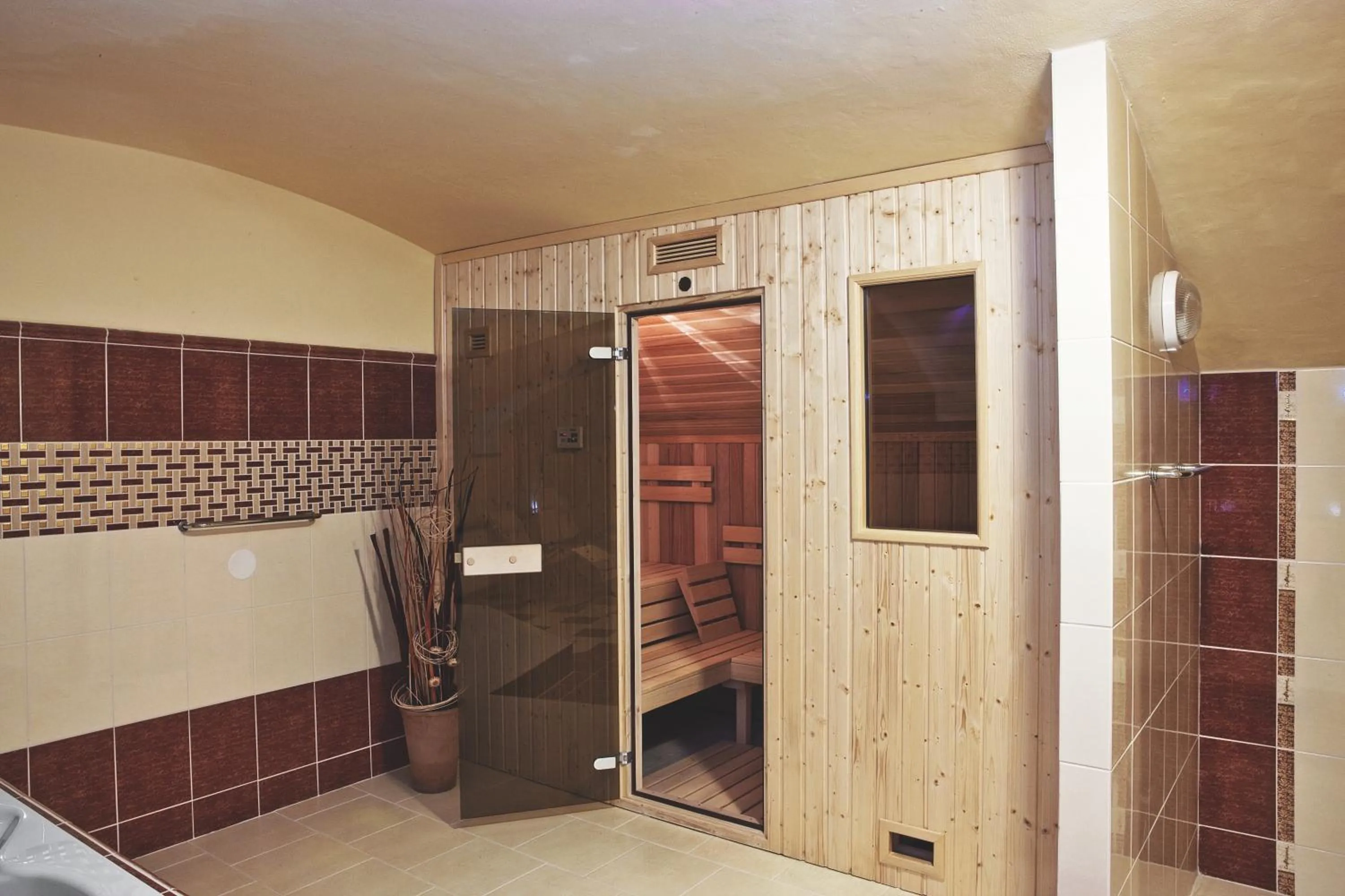 Sauna in Hotel Nobys