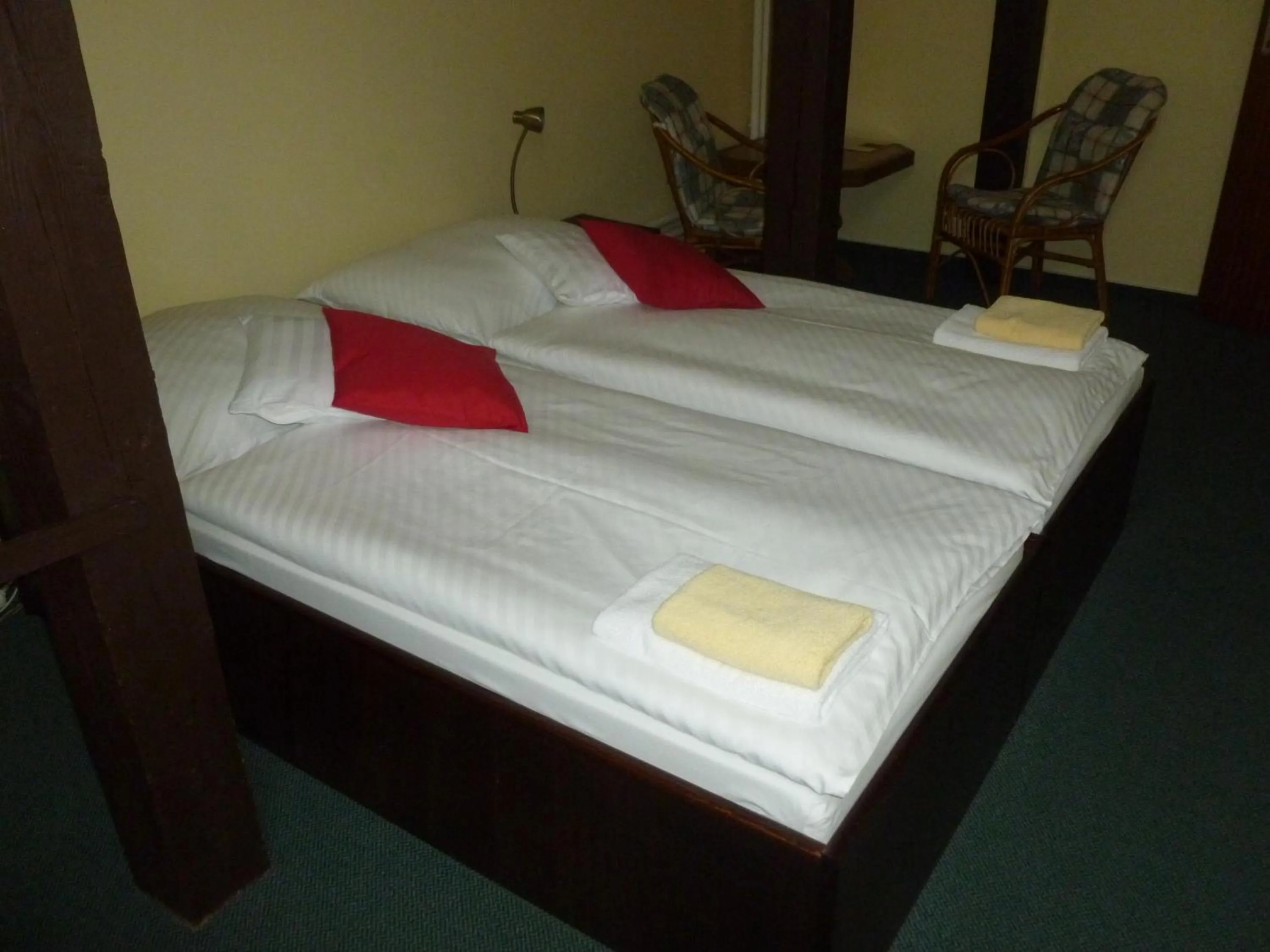 Bed in Hotel Nobys