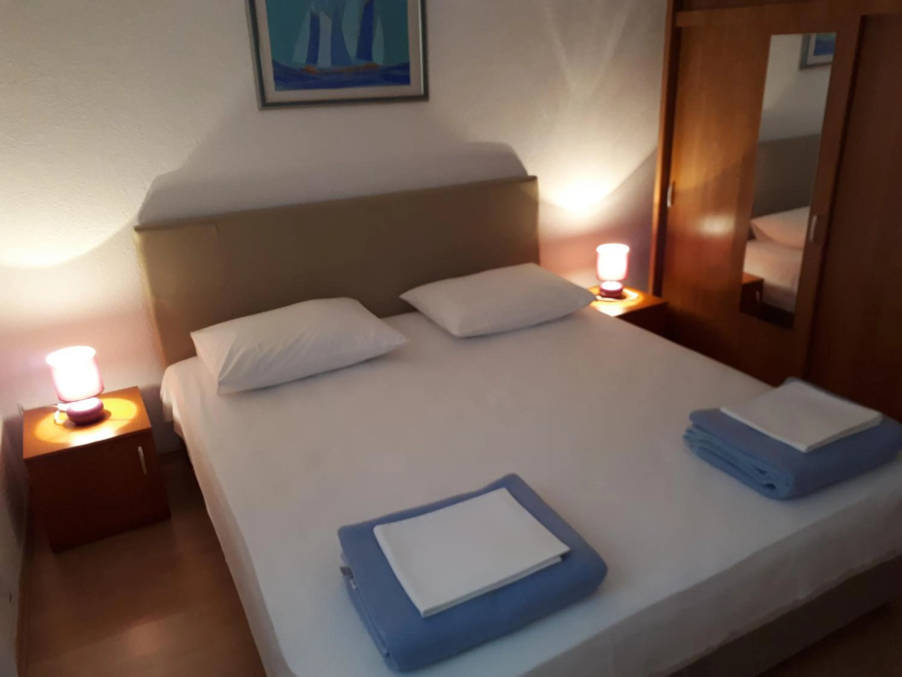 Bedroom, Bed in Apartments Aria