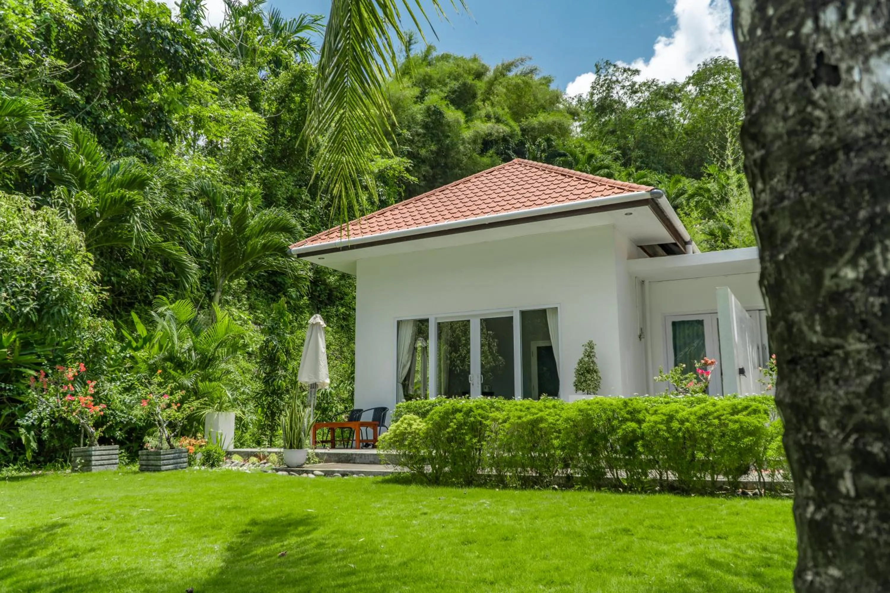 Property building in The Hawk's Nest Resort