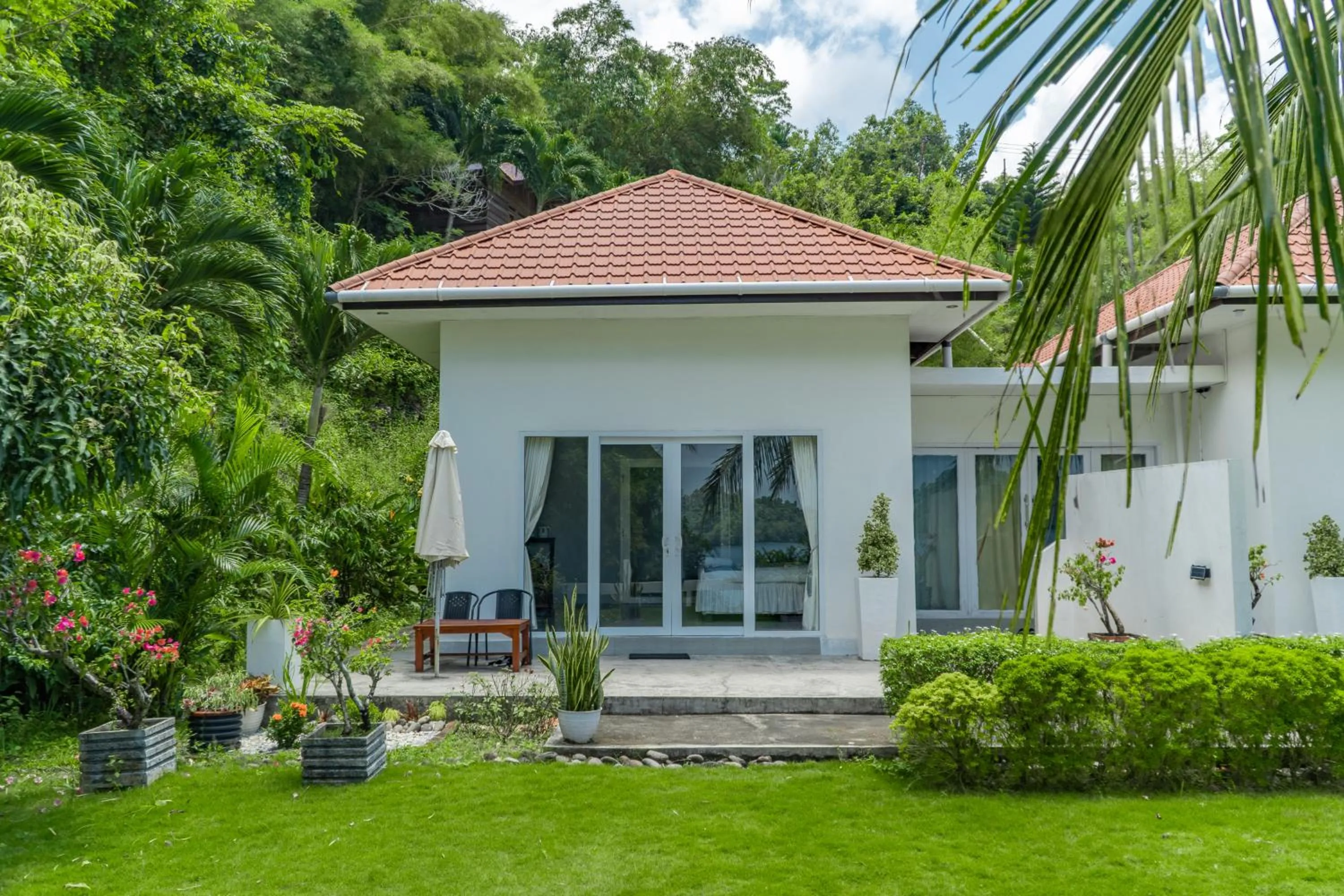 Property building in The Hawk's Nest Resort