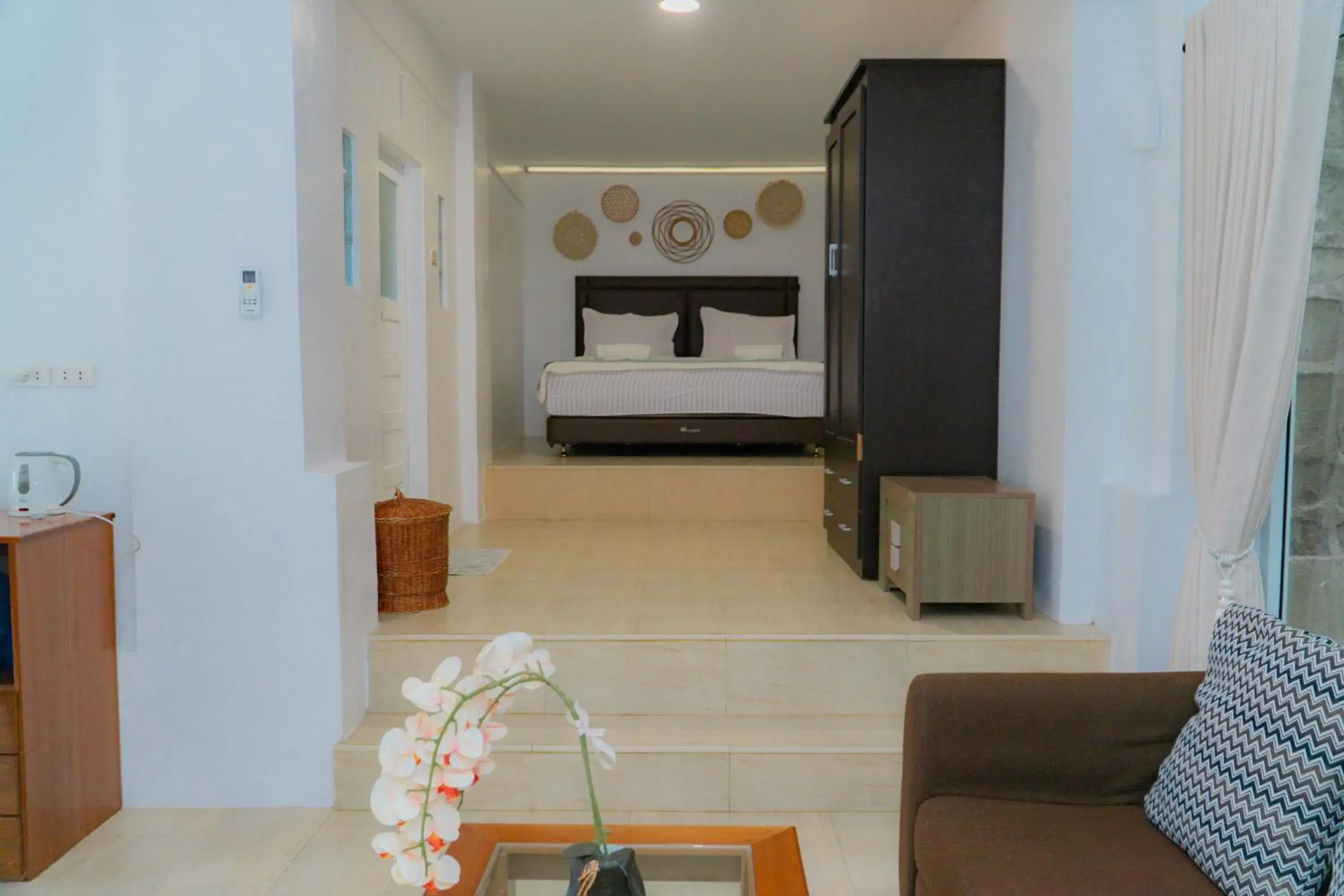 Bed in The Hawk's Nest Resort Bed in The Hawk's Nest Resort