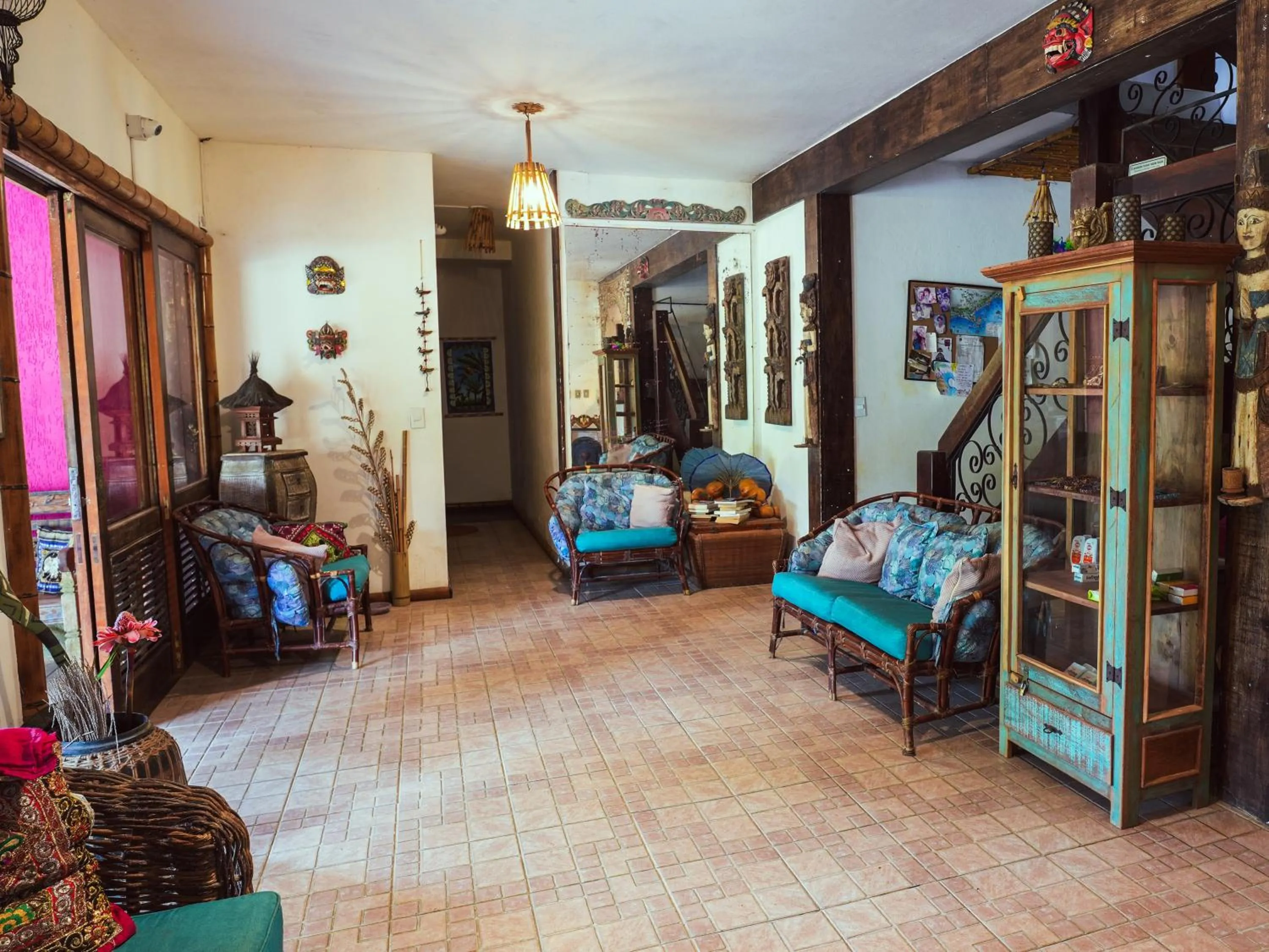Lobby or reception in VELINN Pousada Bali Itamambuca