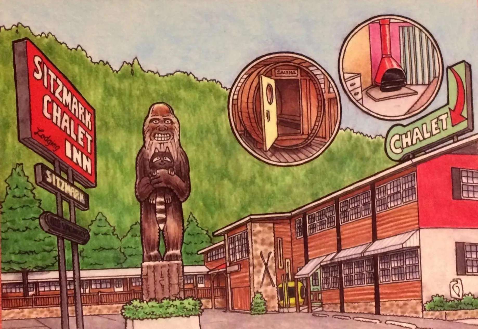 Property logo or sign in Sitzmark Chalet Inn