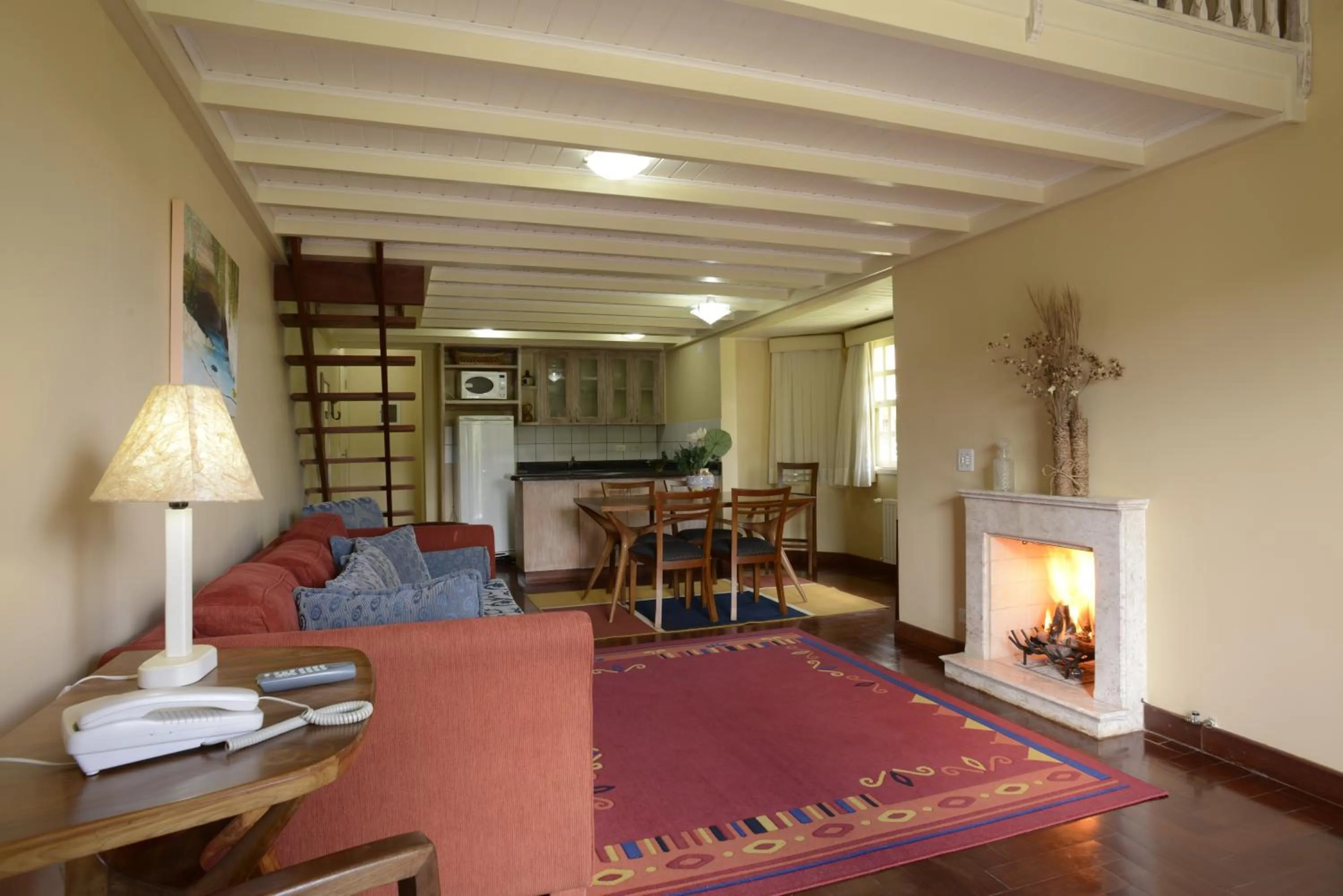 Kitchen or kitchenette in Pousada Vila das Cores