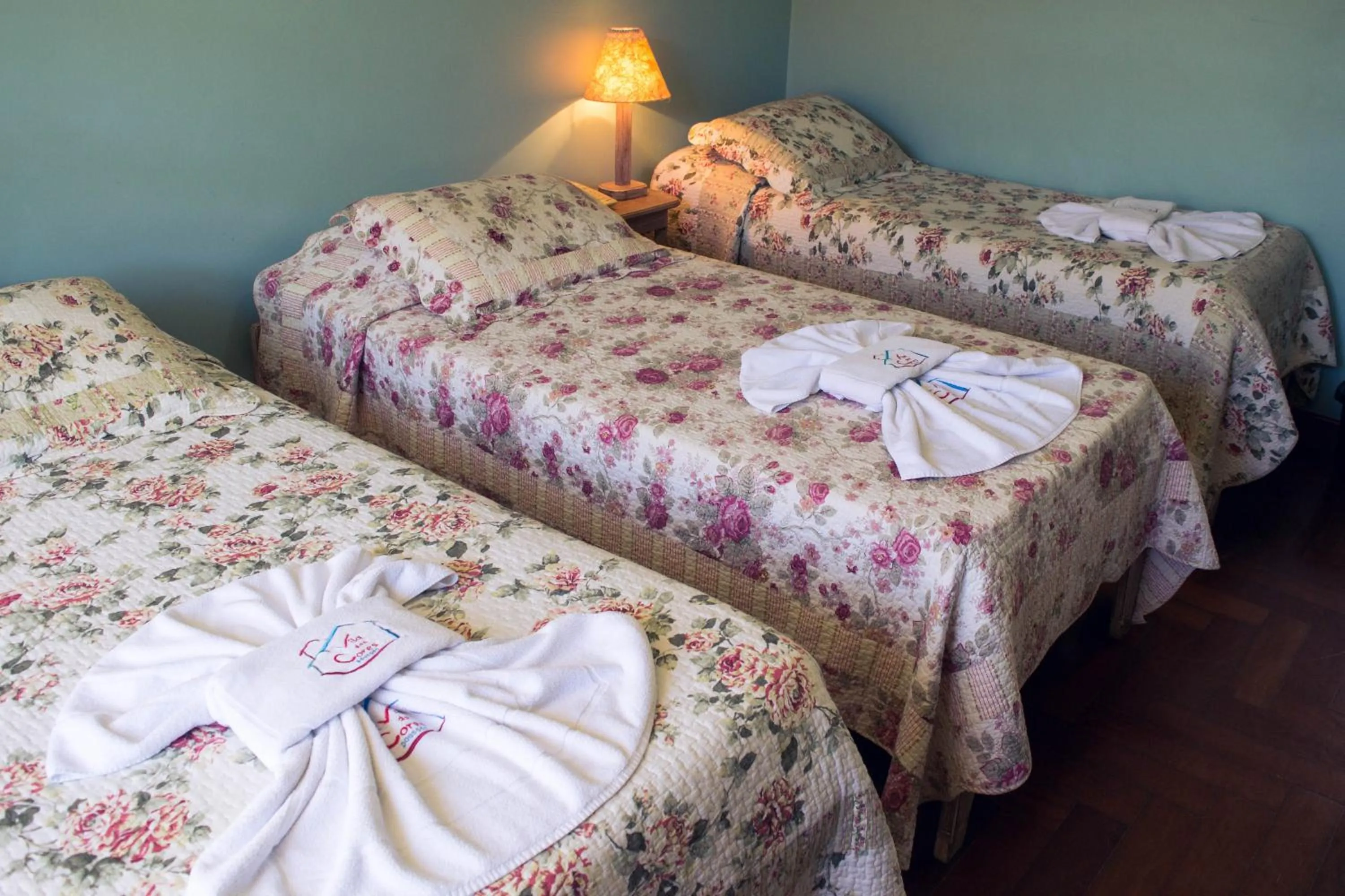 Bed in Pousada Vila das Cores