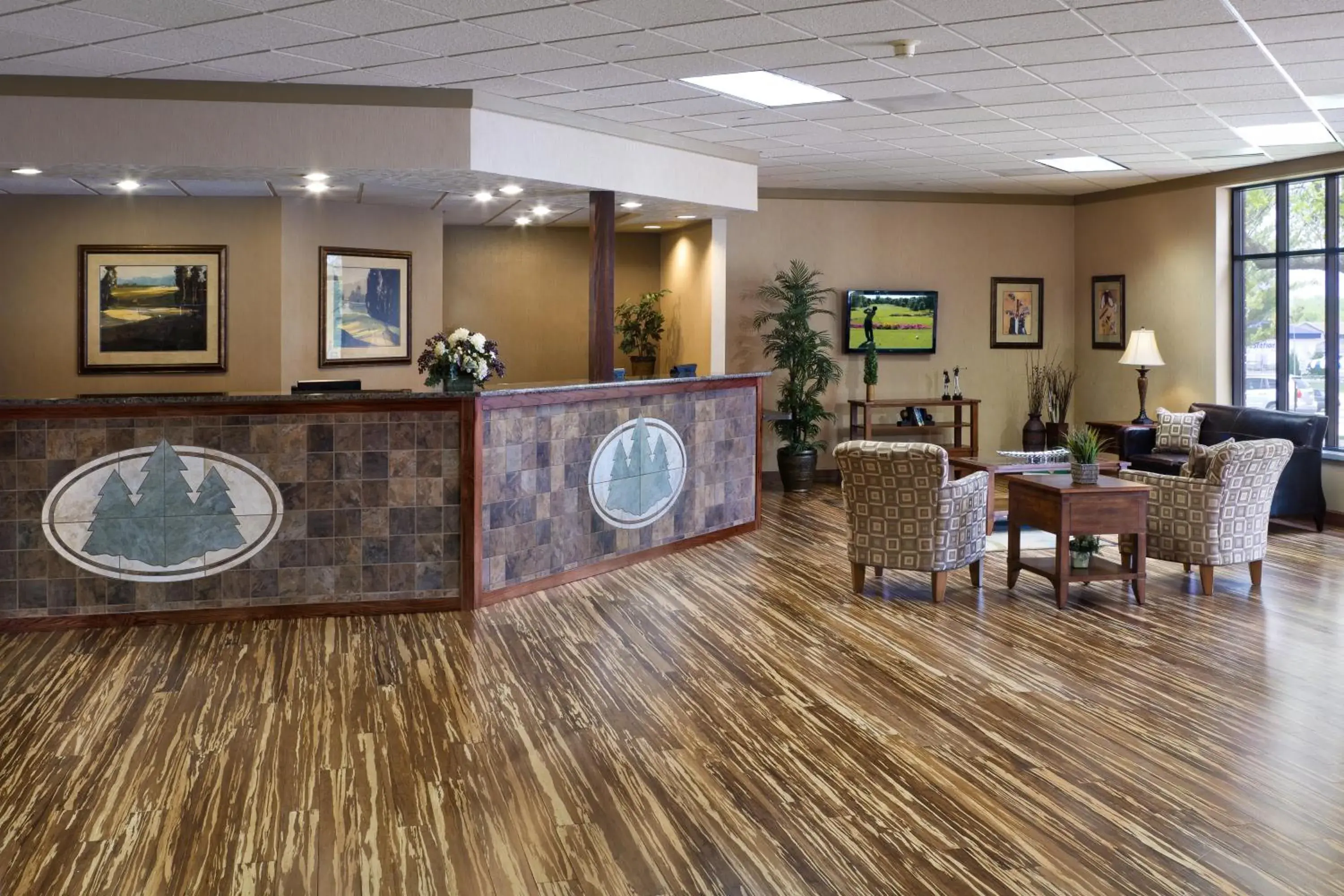 Lobby or reception in Lake Okoboji Resort and Conference Center Lobby or reception in Lake Okoboji Resort and Conference Center