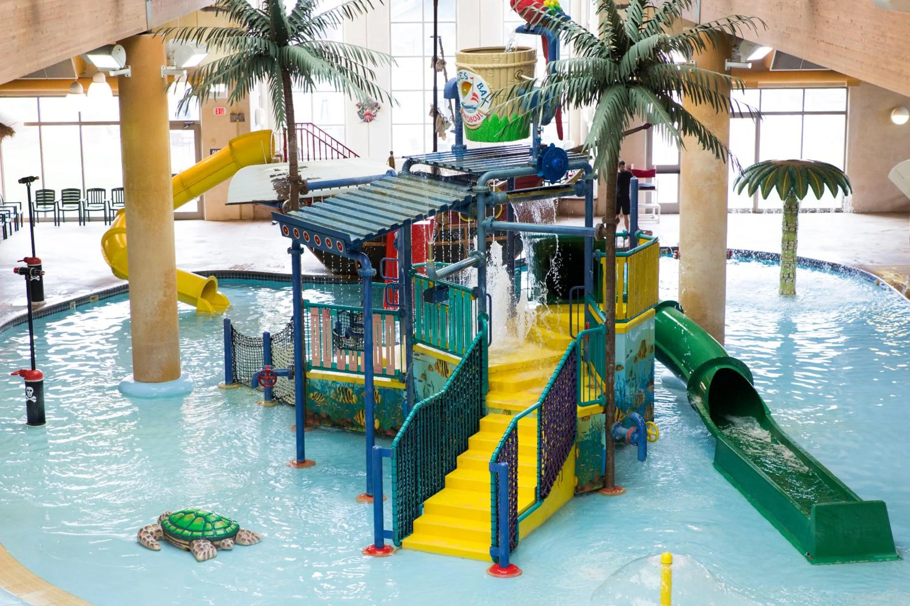 Aqua park in Bridges Bay Resort