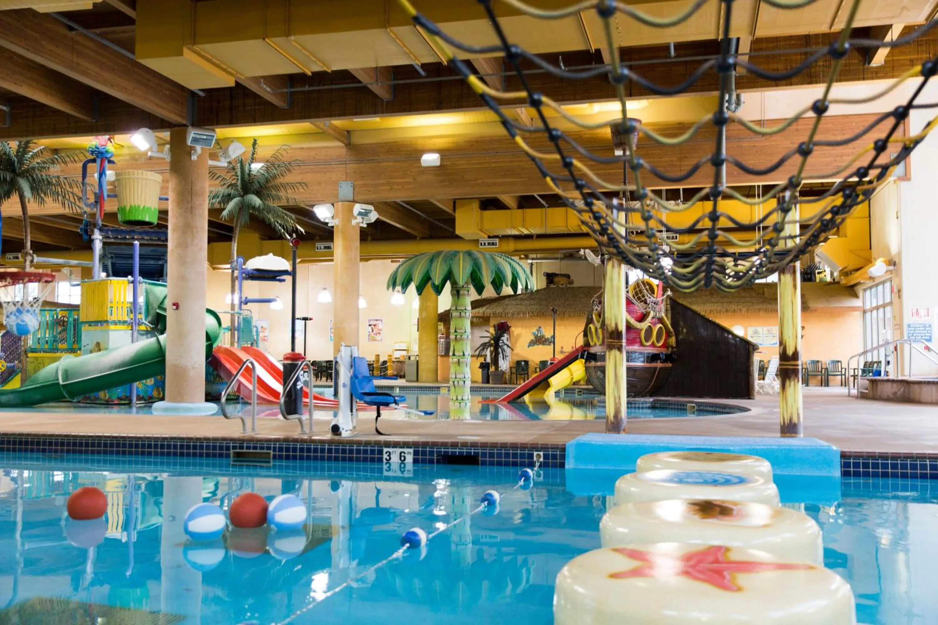 Aqua park in Bridges Bay Resort