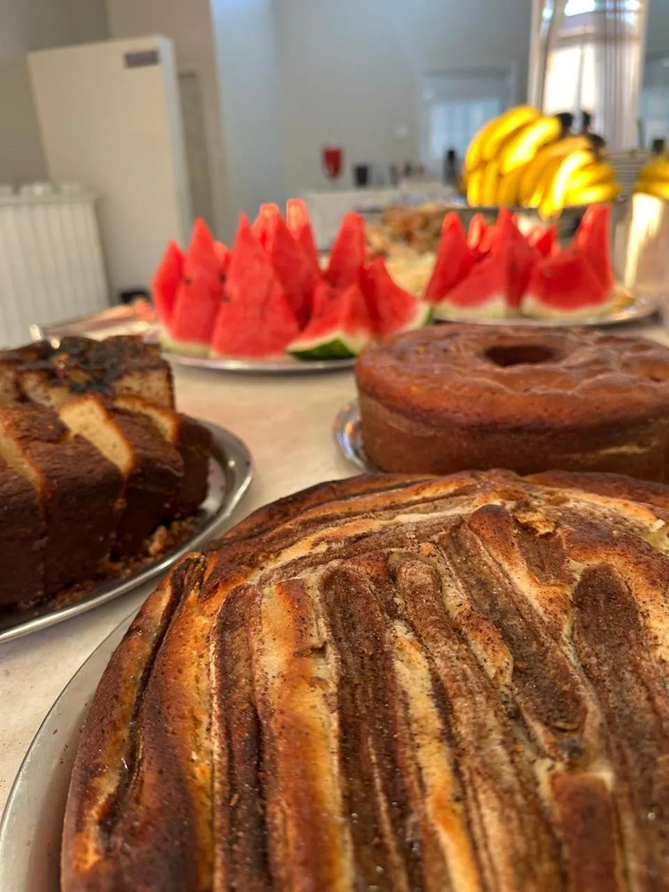 Buffet breakfast in Novo Hotel Uirapuru