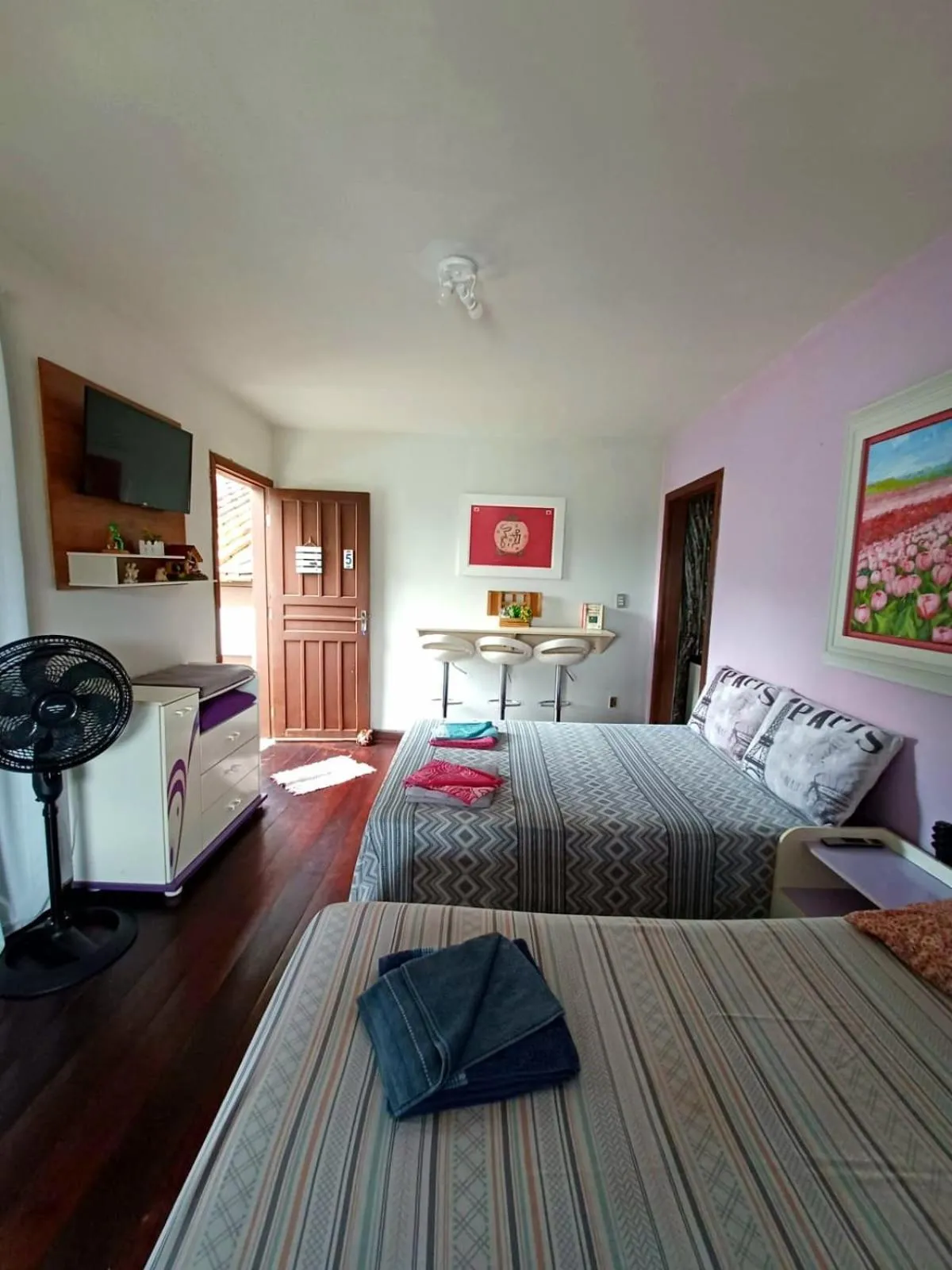 Bed in Residencial Rodrigues Florianópolis Centro Aeroporto