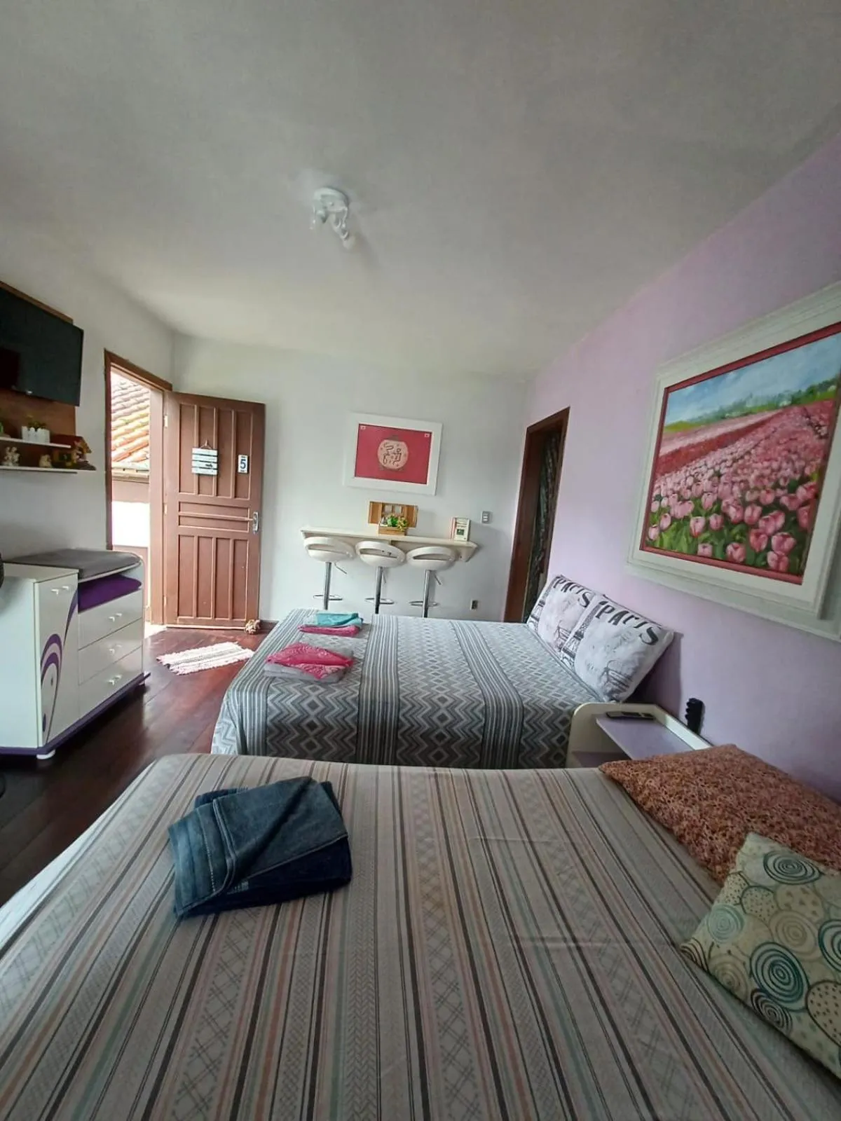 Bed in Residencial Rodrigues Florianópolis Centro Aeroporto