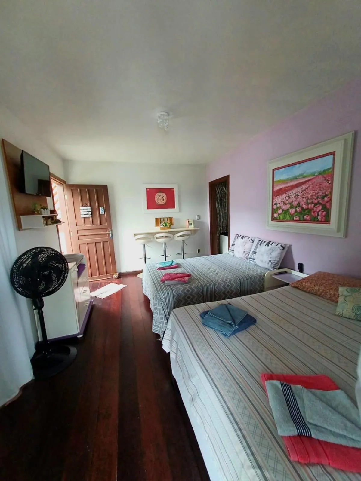 Bed in Residencial Rodrigues Florianópolis Centro Aeroporto