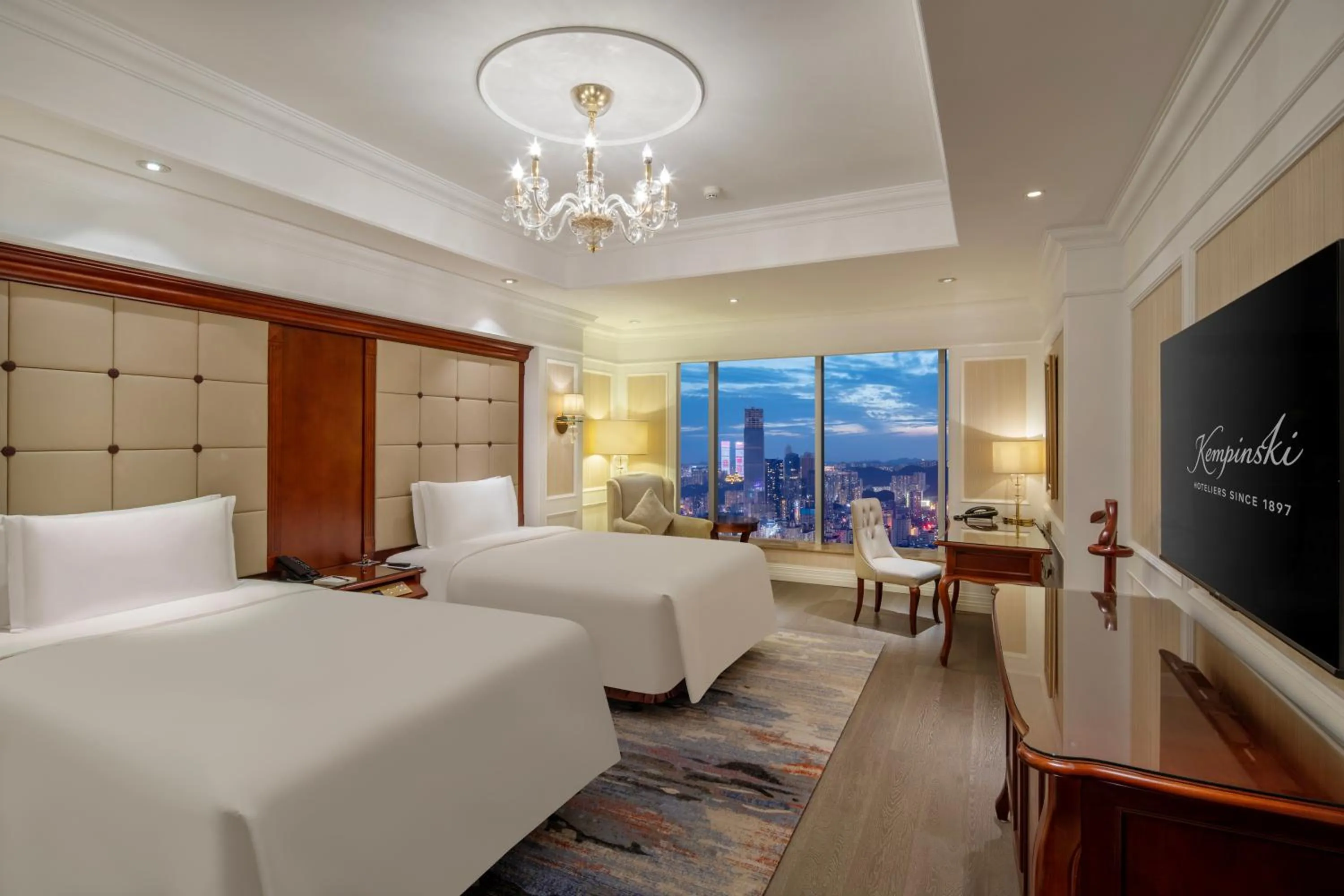 Bed in Kempinski Hotel Guiyang