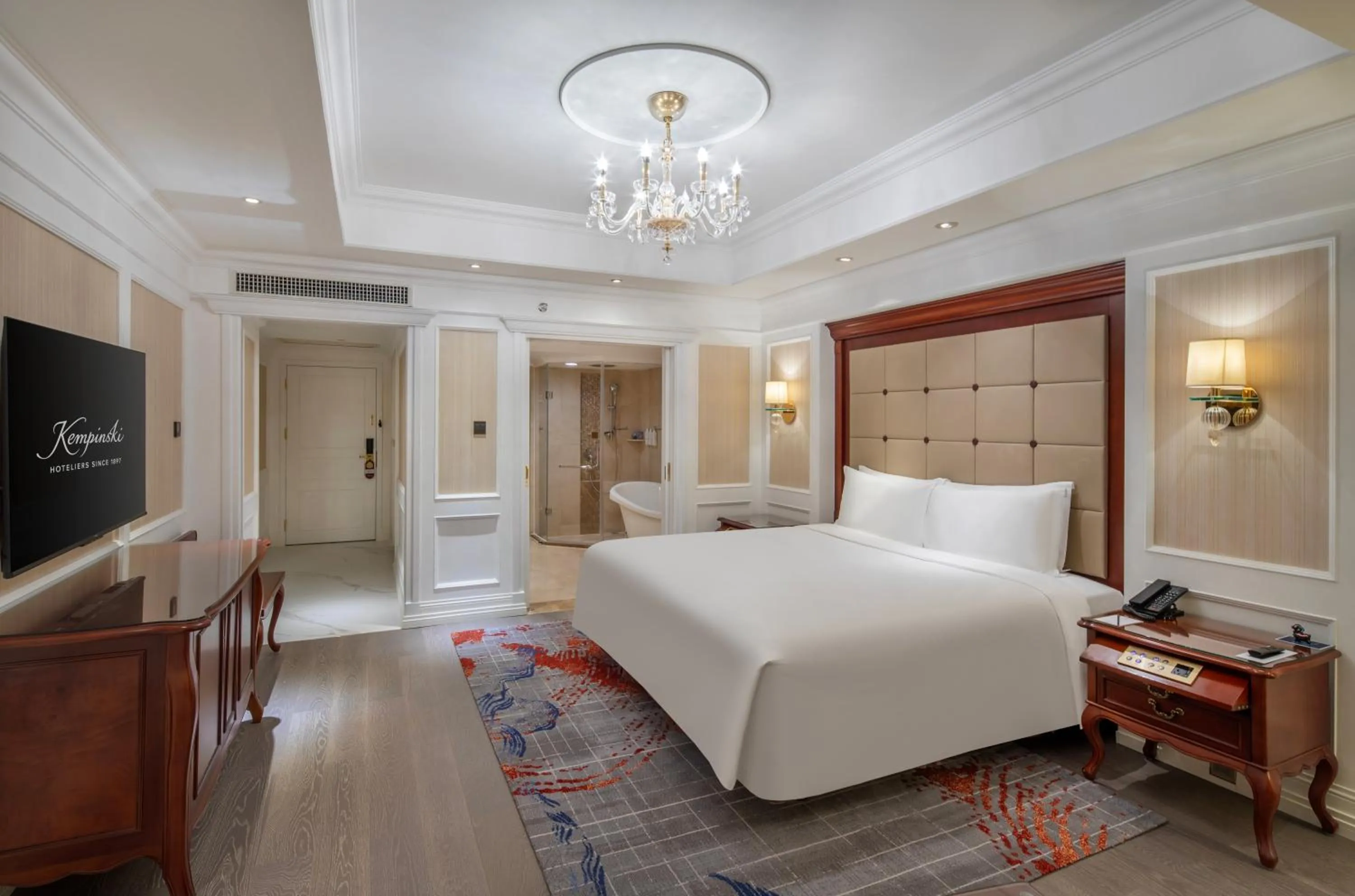 Bed in Kempinski Hotel Guiyang