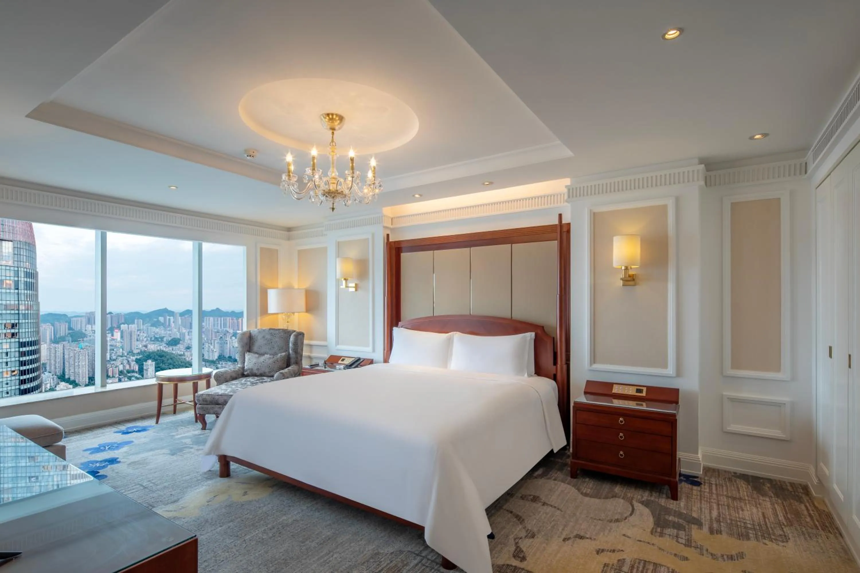 Bed in Kempinski Hotel Guiyang