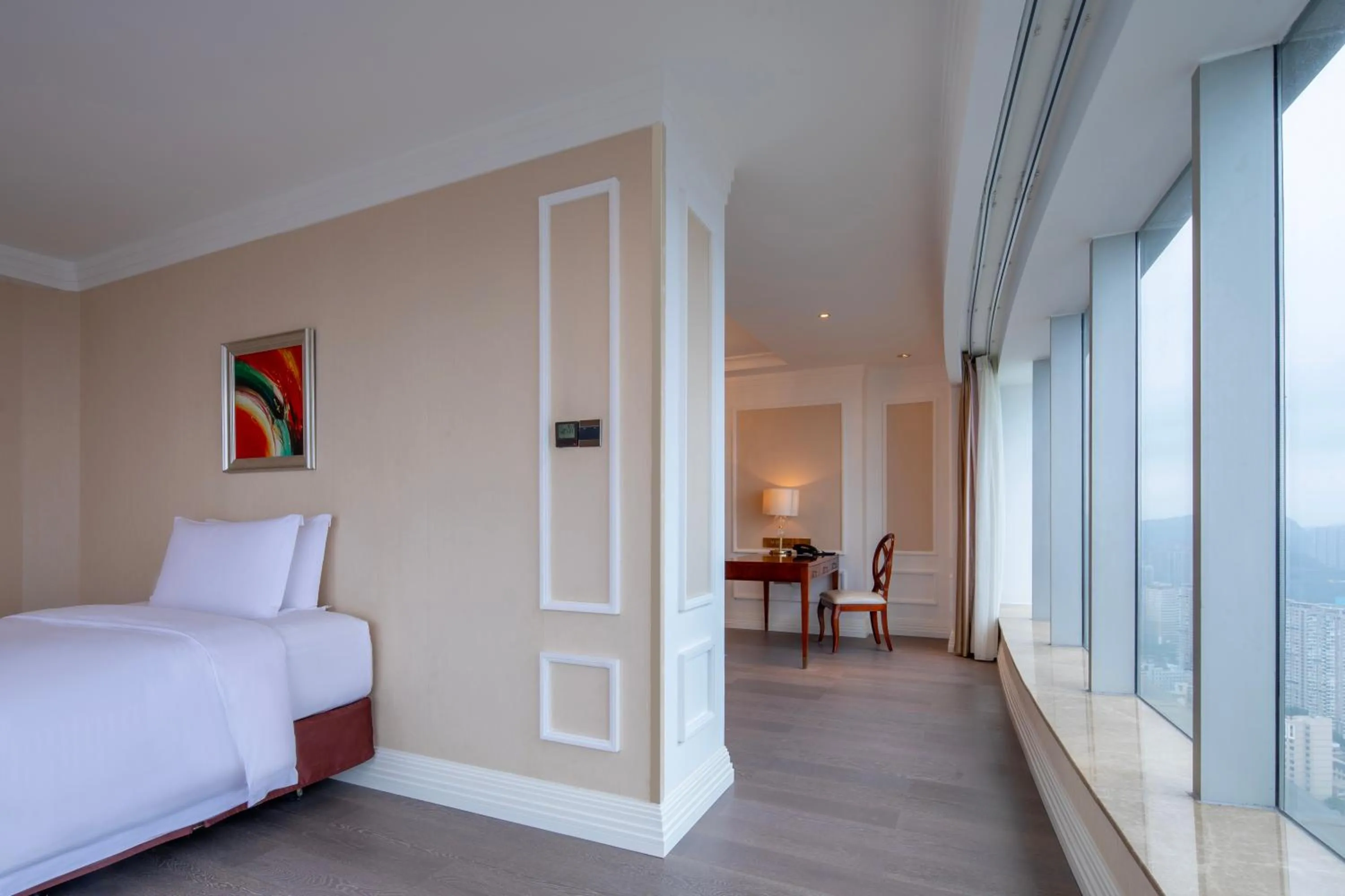 Bed in Kempinski Hotel Guiyang