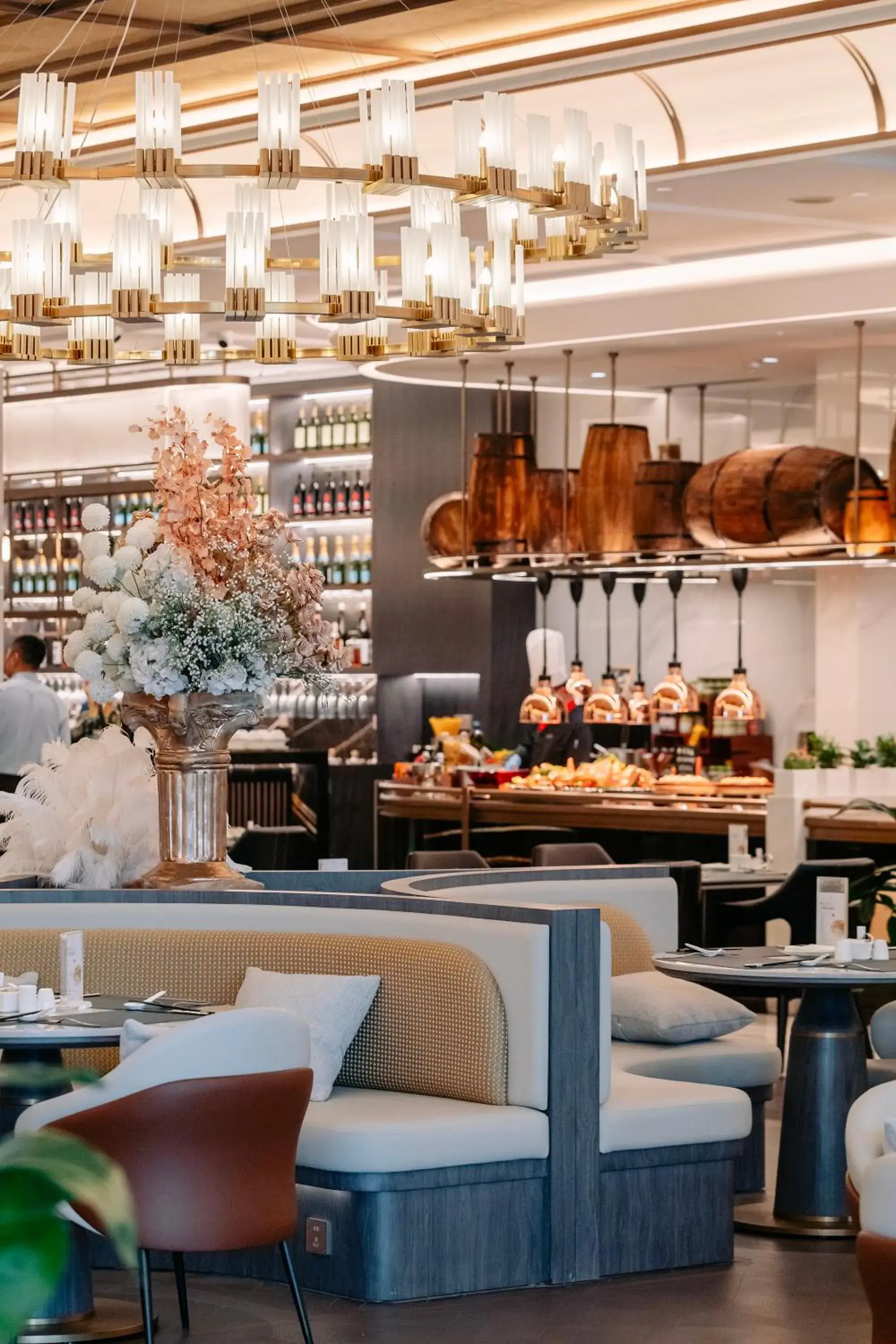 Buffet breakfast in Kempinski Hotel Guiyang Buffet breakfast in Kempinski Hotel Guiyang