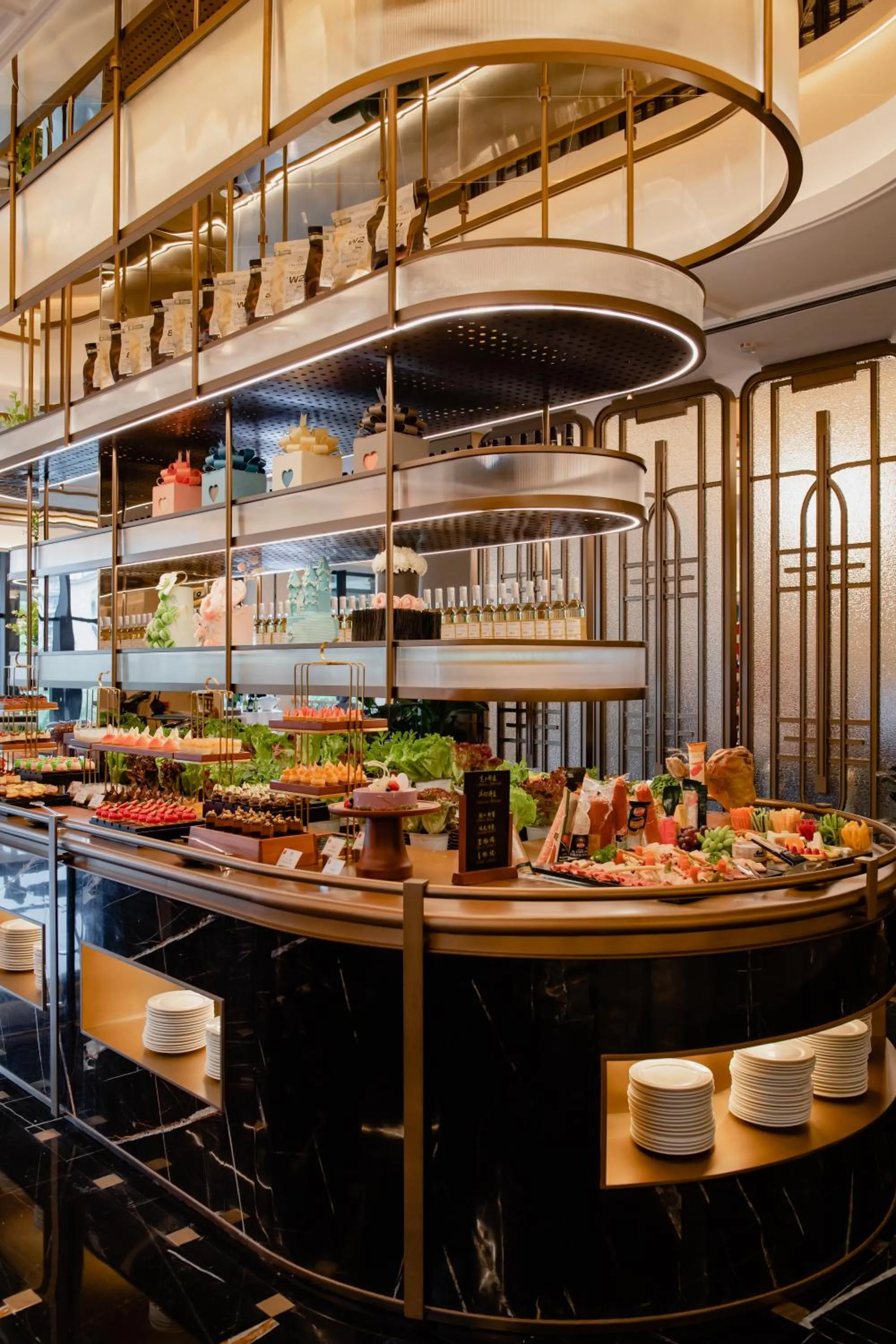 Buffet breakfast in Kempinski Hotel Guiyang