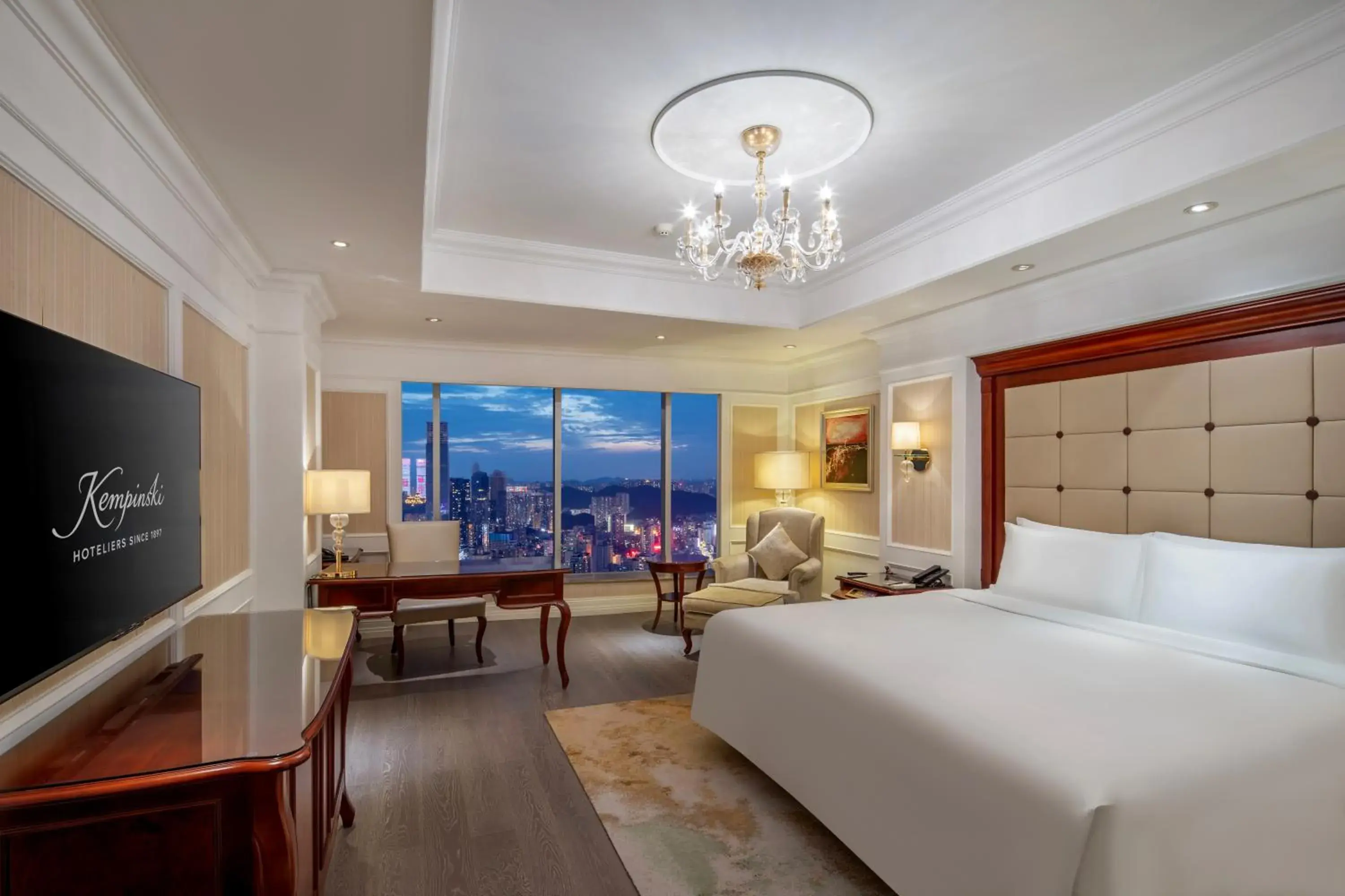 Bed in Kempinski Hotel Guiyang Bed in Kempinski Hotel Guiyang