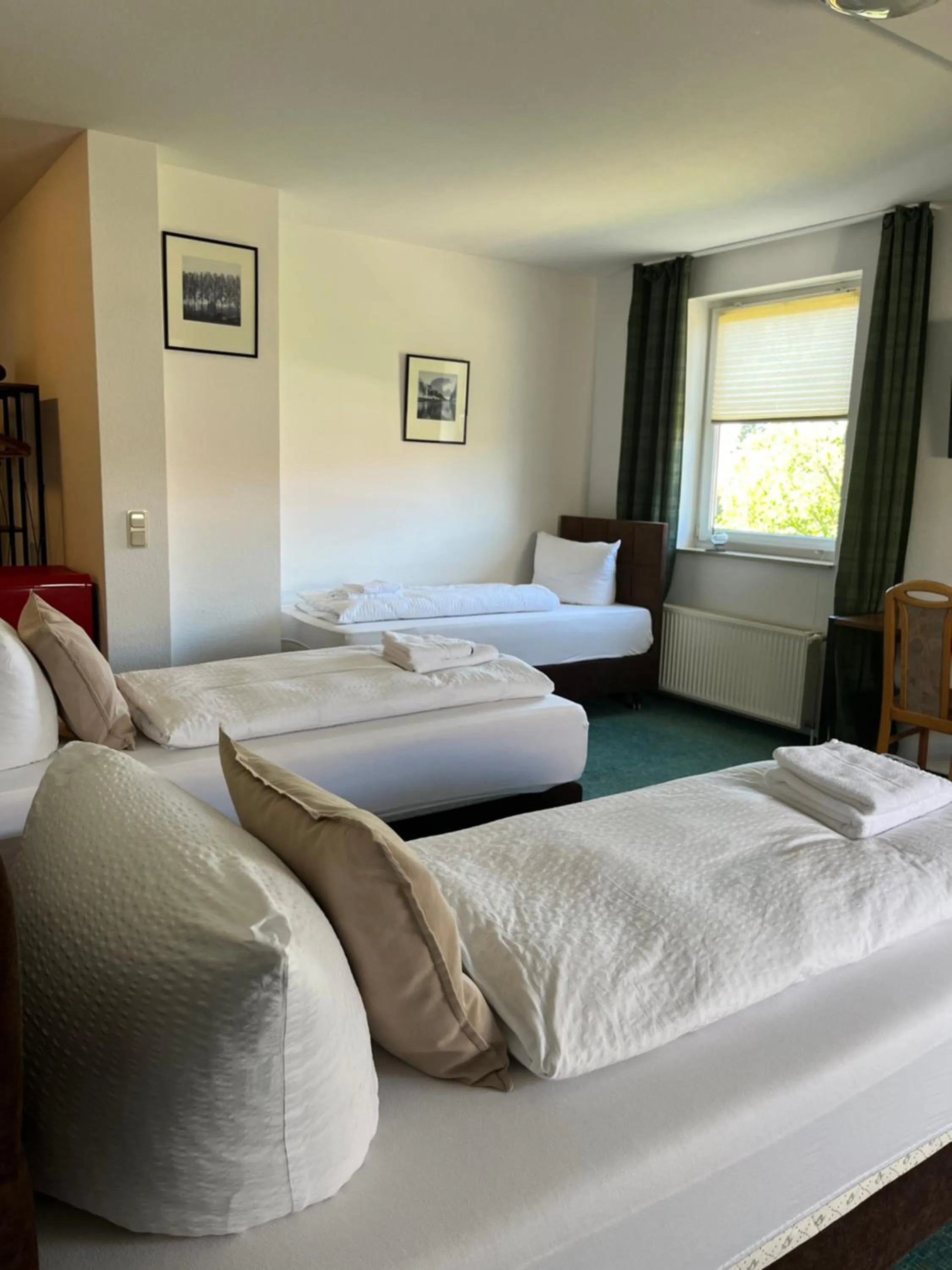 Bedroom, Bed in Hotel Rosengarten