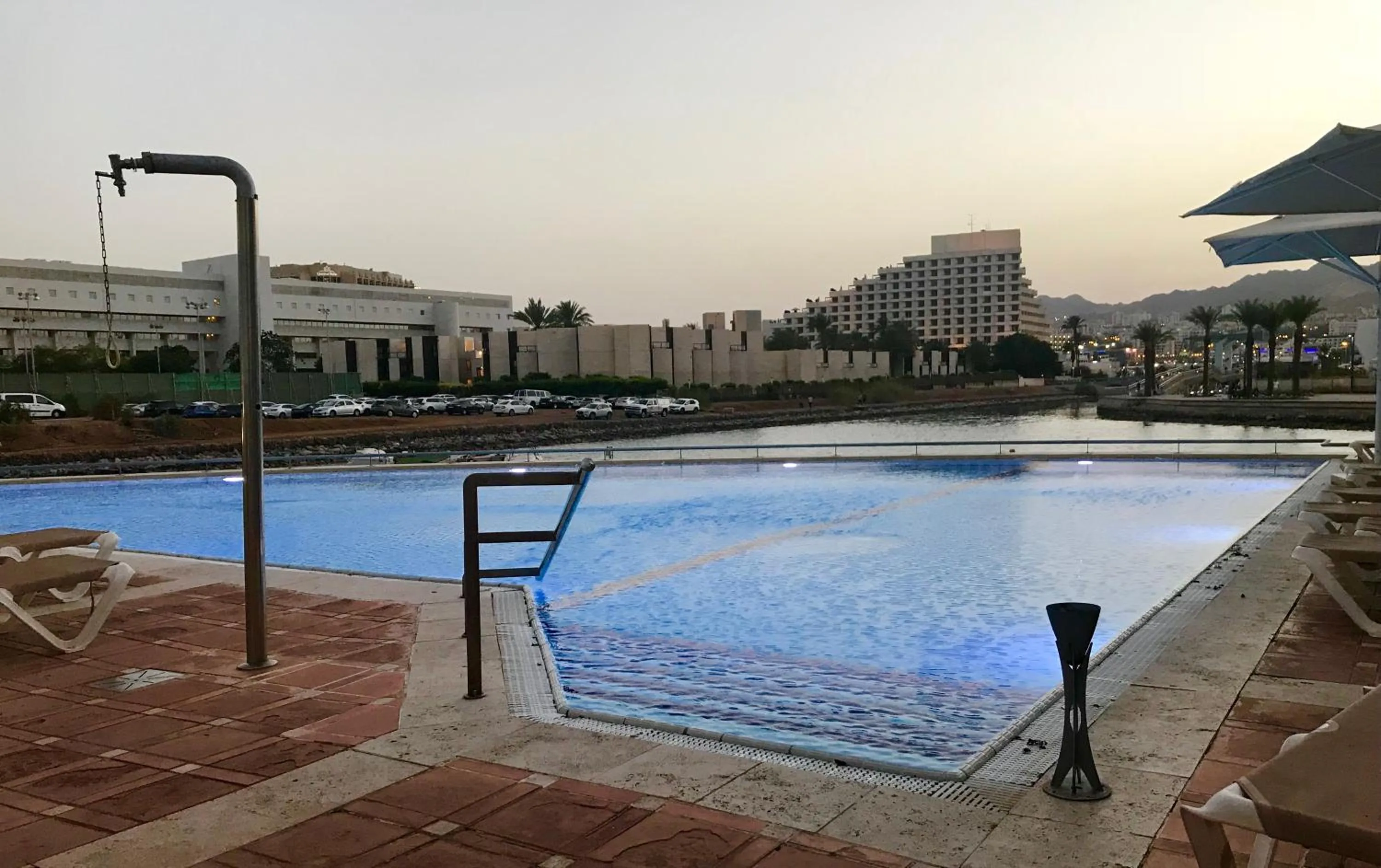 Swimming pool in Lagoon suite